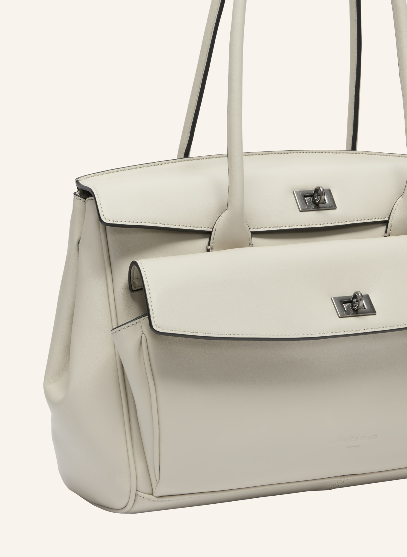 LIEBESKIND Schoudertas GLORIA II: BEIGE / ZILVER