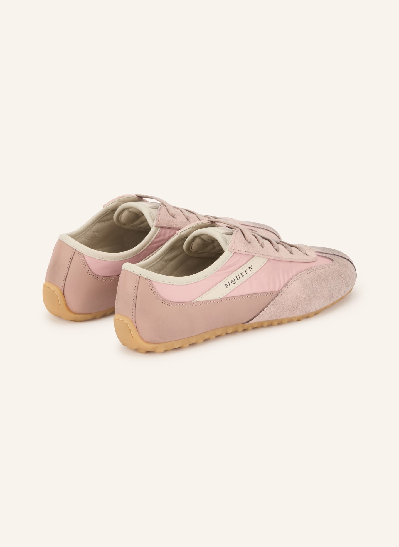 McQUEEN Sneakers BOXE: VIEUX ROSE / ROSÉ / ECRU