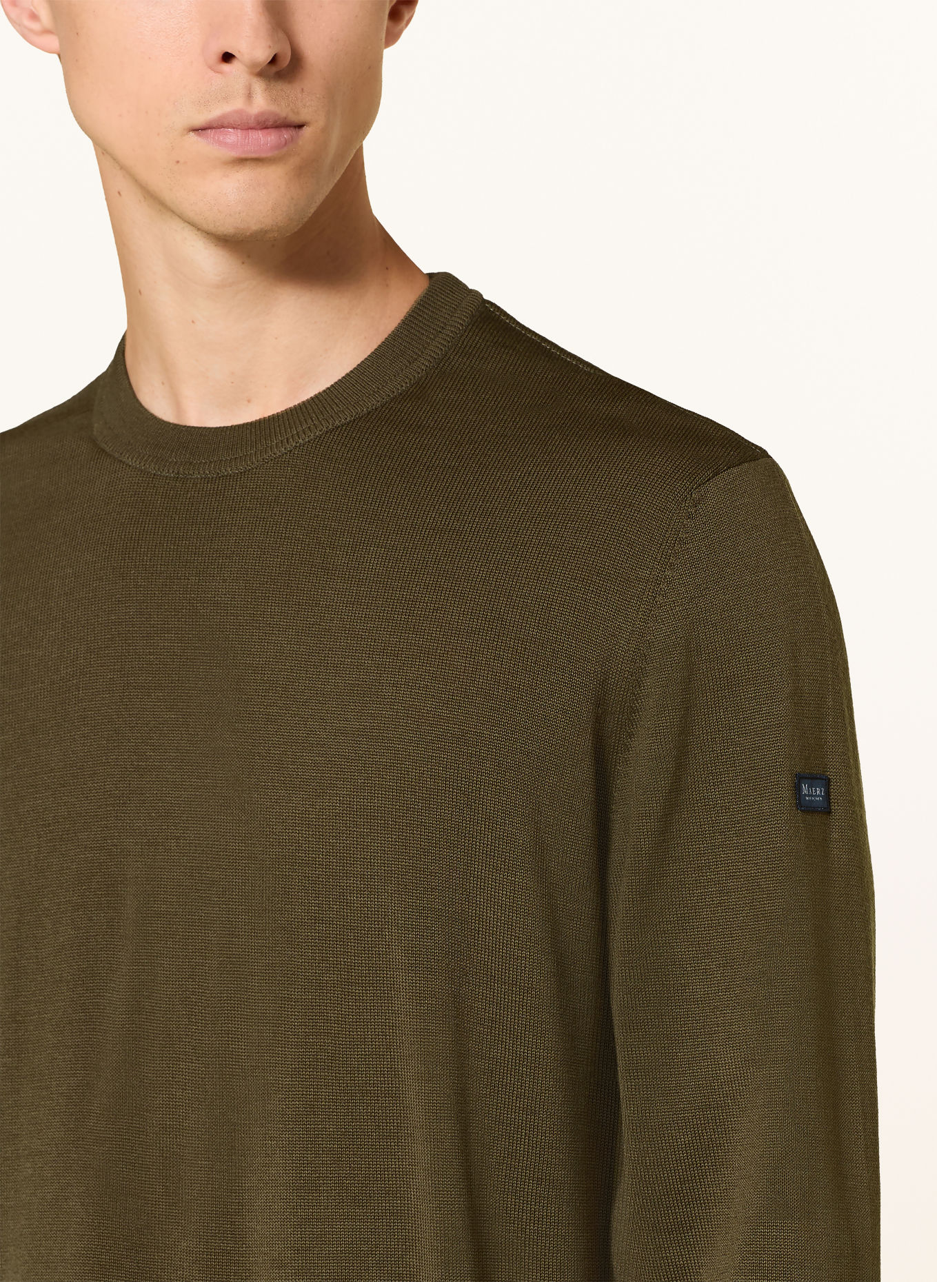 MAERZ MUENCHEN Sweater: KHAKI