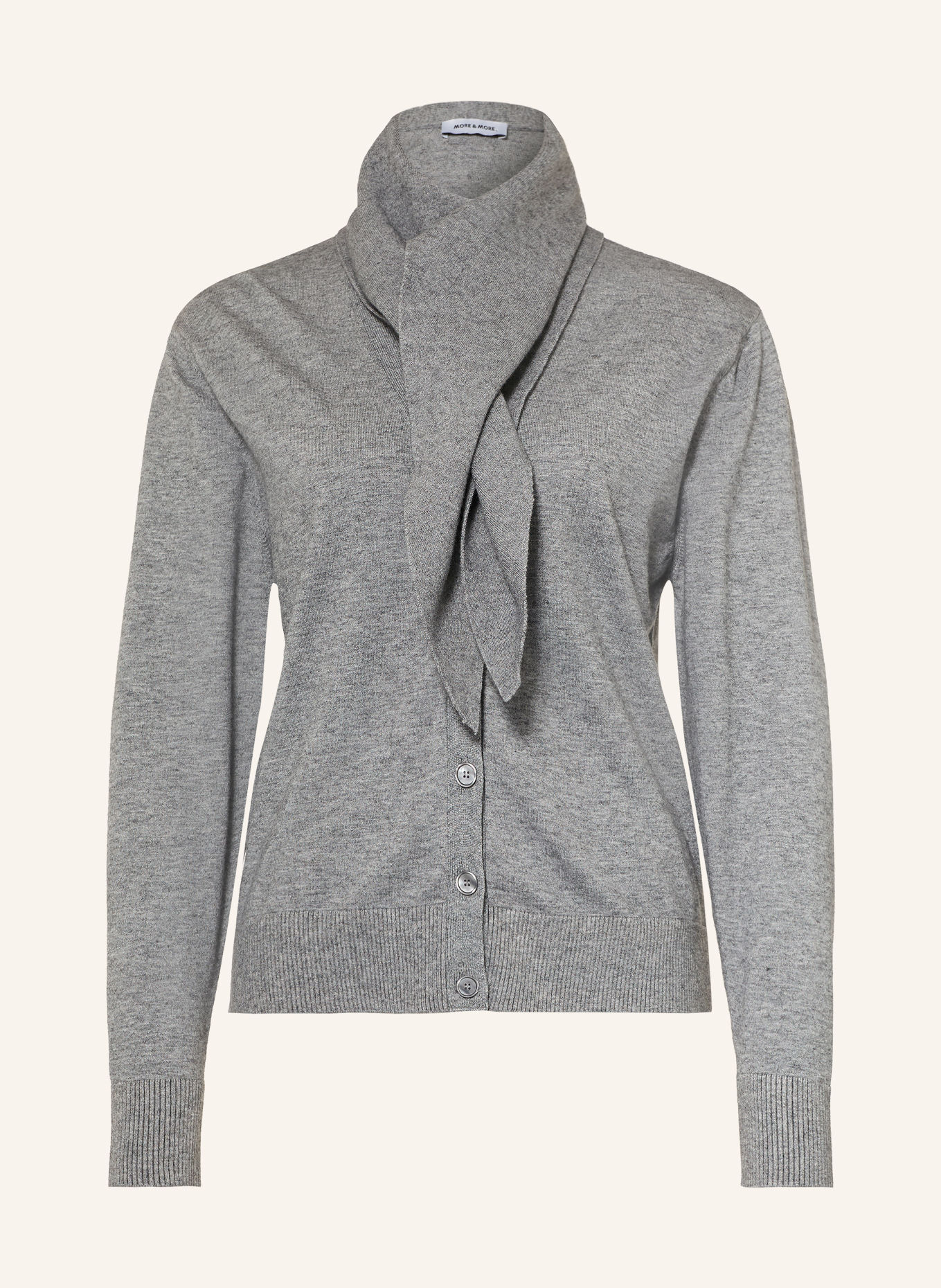 MORE & MORE Cardigan: GRAY