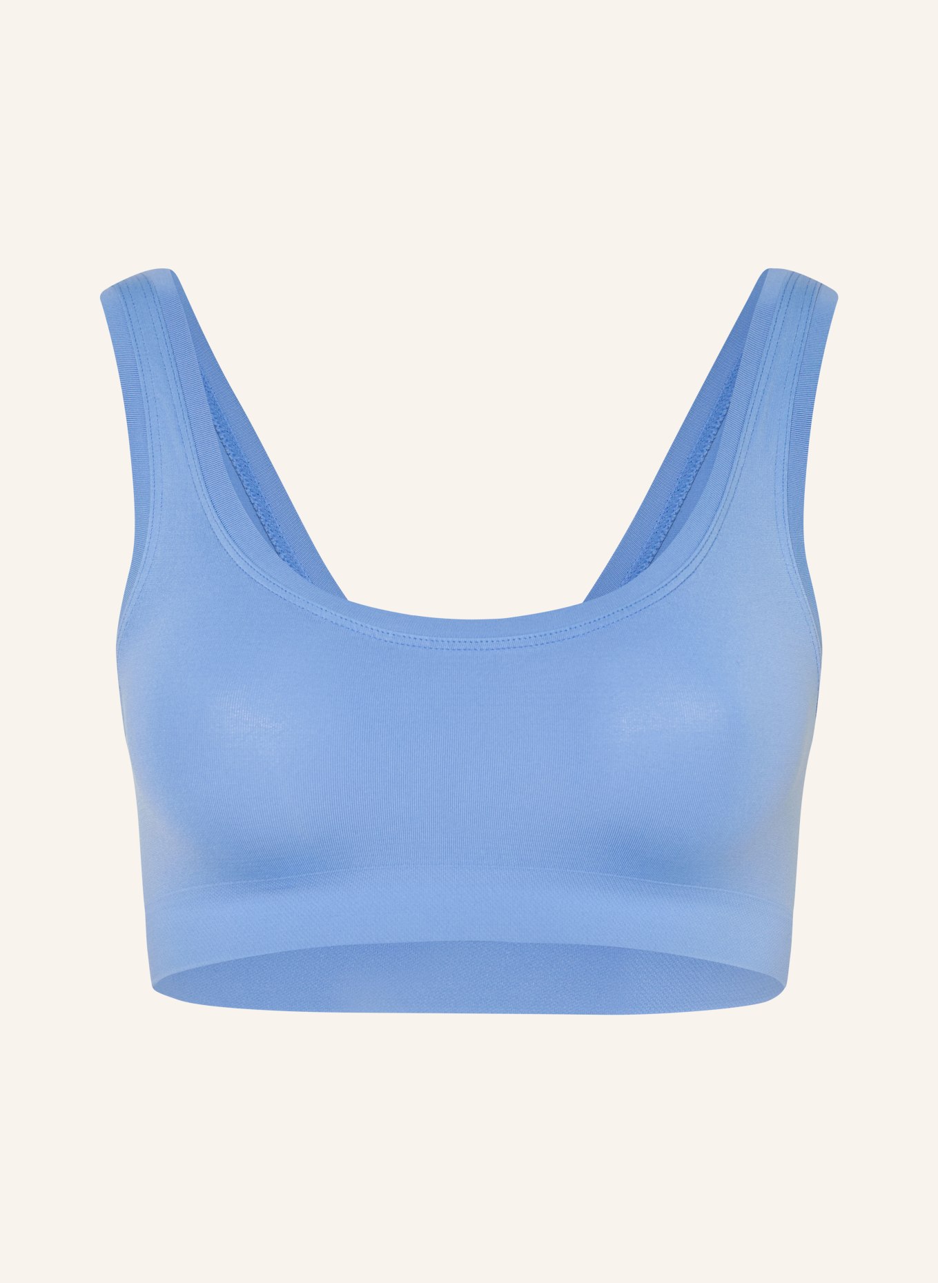 HANRO Bustier TOUCH FEELING: HELLBLAU