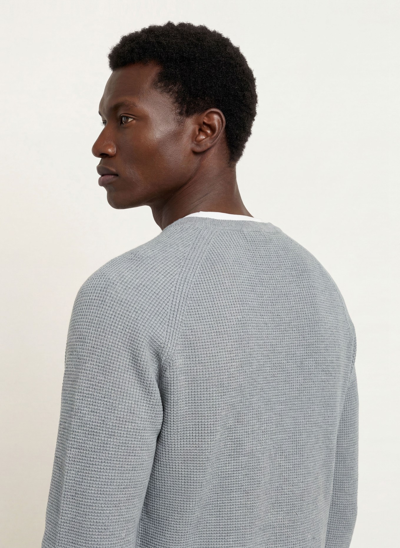OLYMP Schurwoll-Pullover Level Five body fit: GRAU
