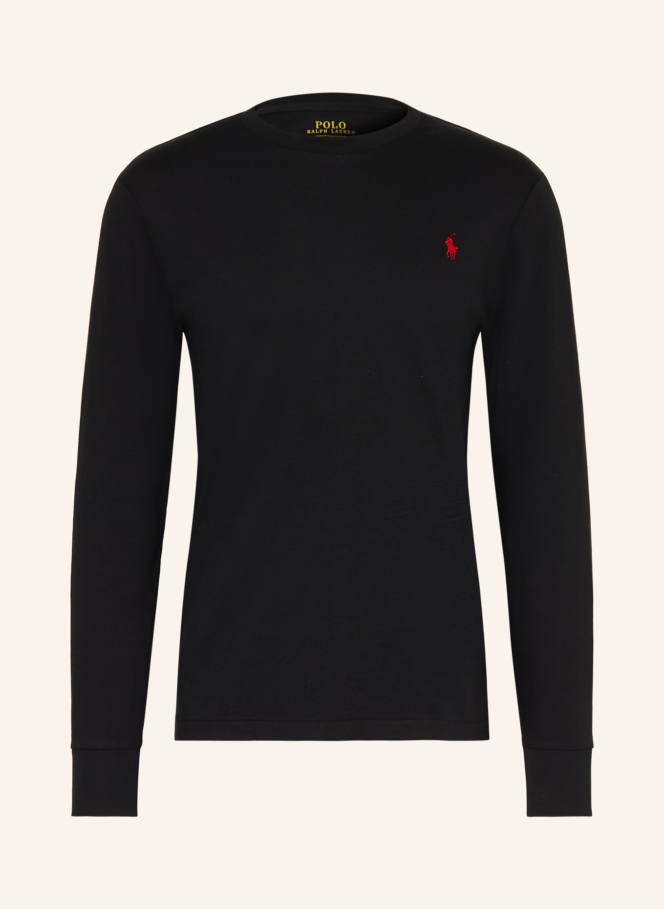 POLO RALPH LAUREN Longsleeve: SCHWARZ