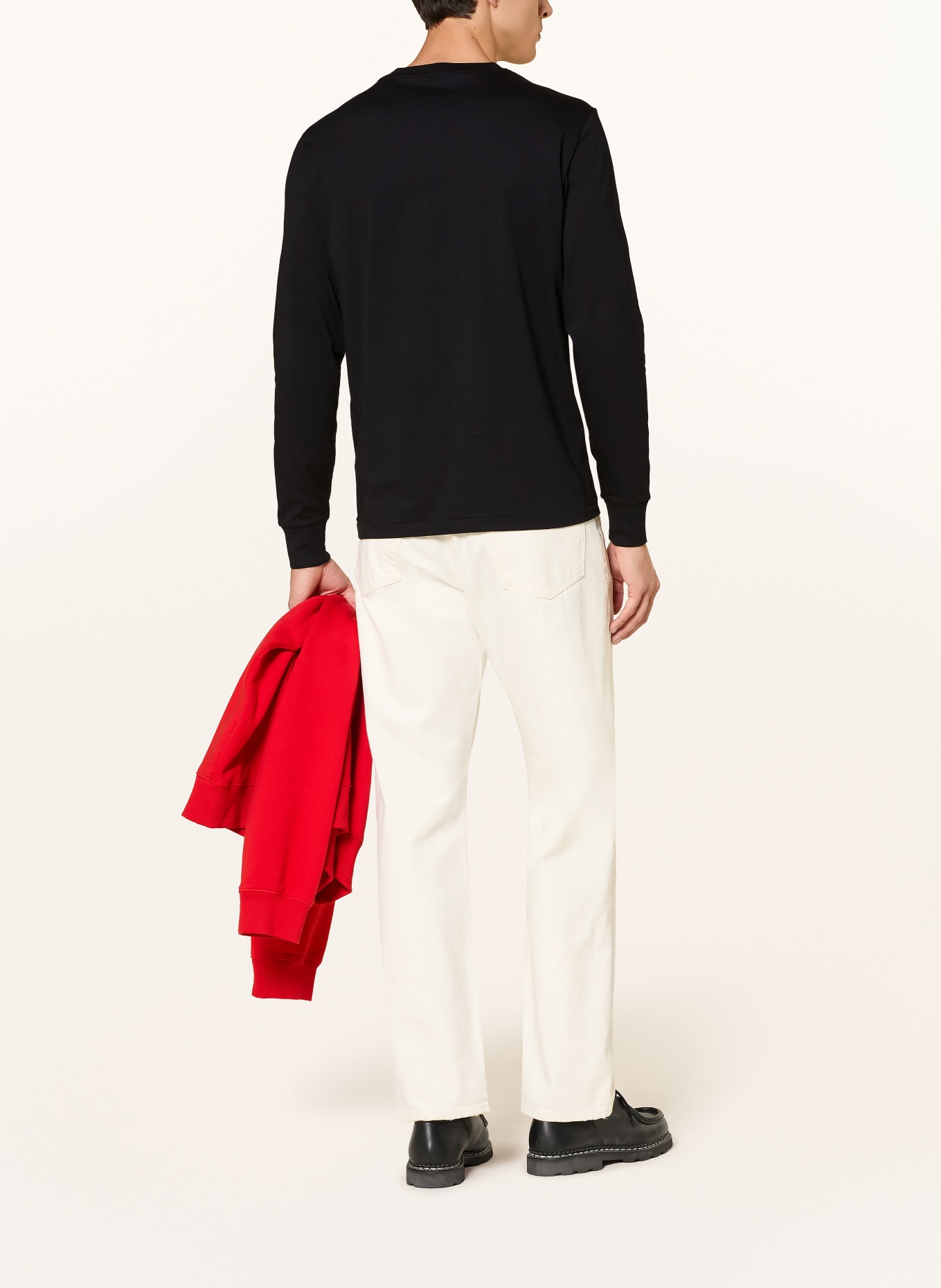 POLO RALPH LAUREN Longsleeve: SCHWARZ