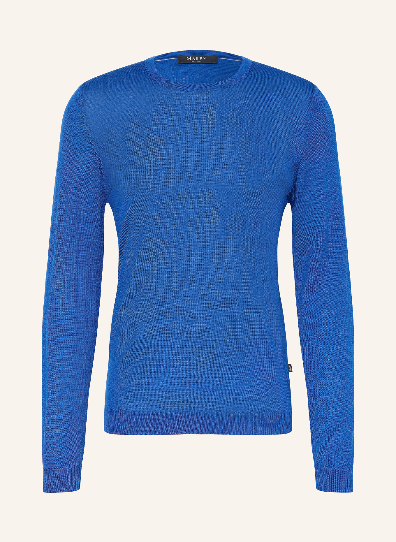 MAERZ MUENCHEN Pull en laine mérinos: BLEU
