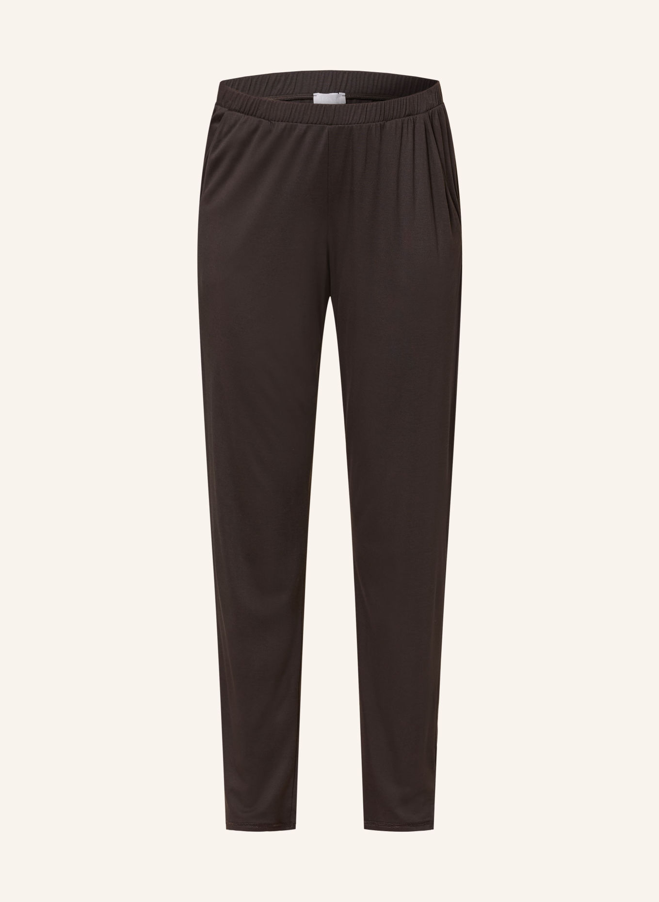 HANRO Slaapbroek GRAND CENTRAL: MARRON FONCÉ