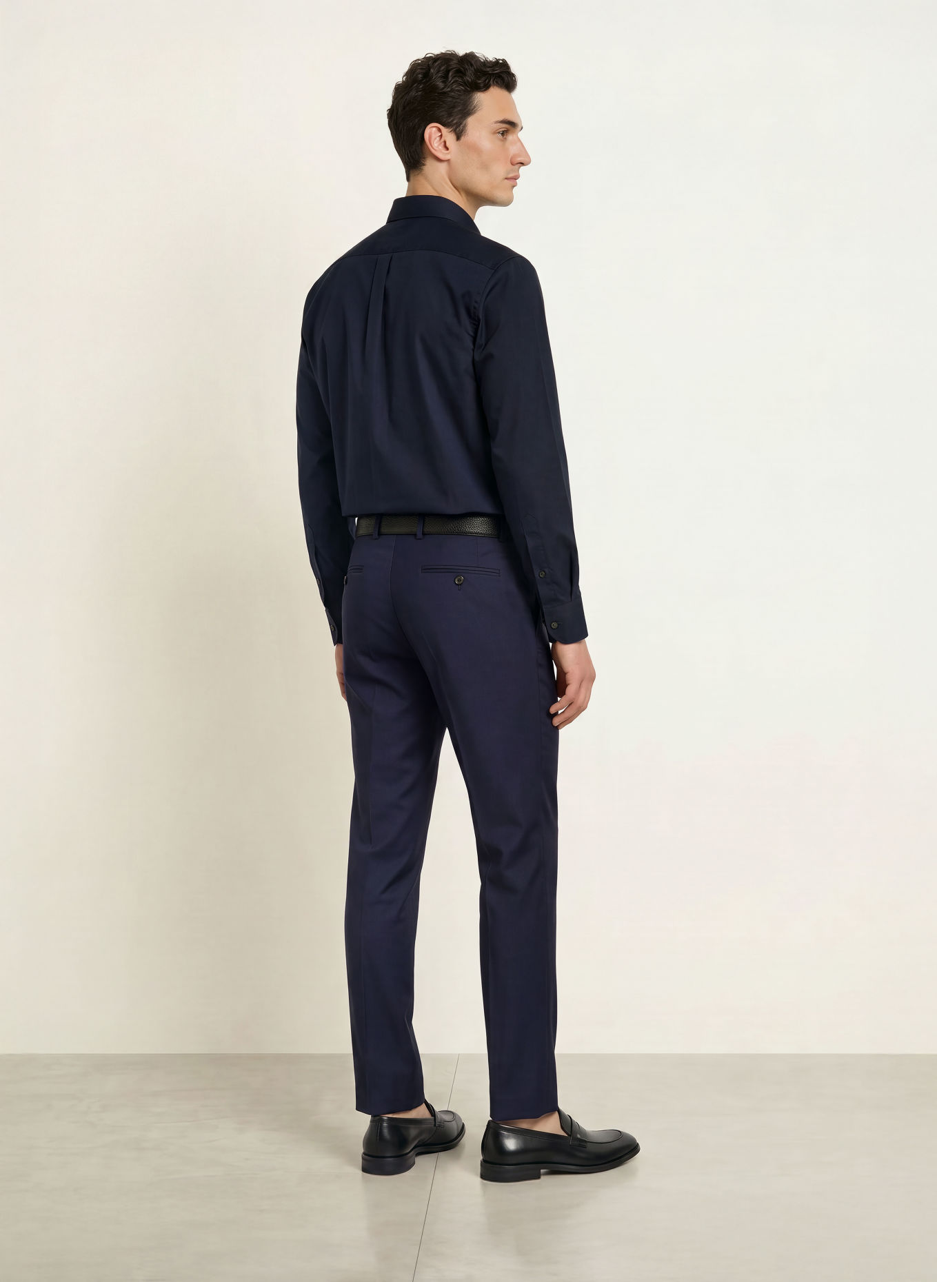 OLYMP Chemise Luxor coupe confort: BLEU FONCÉ
