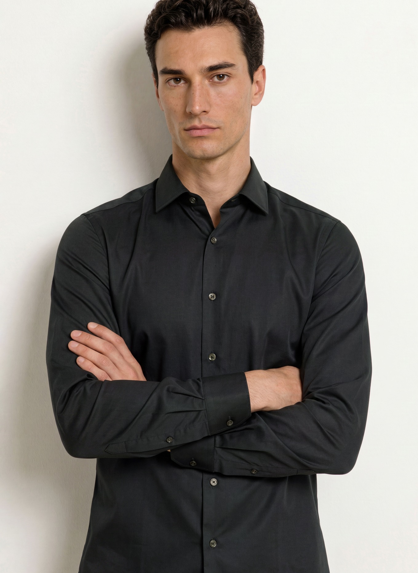 OLYMP Hemd Level Five body fit: SCHWARZ