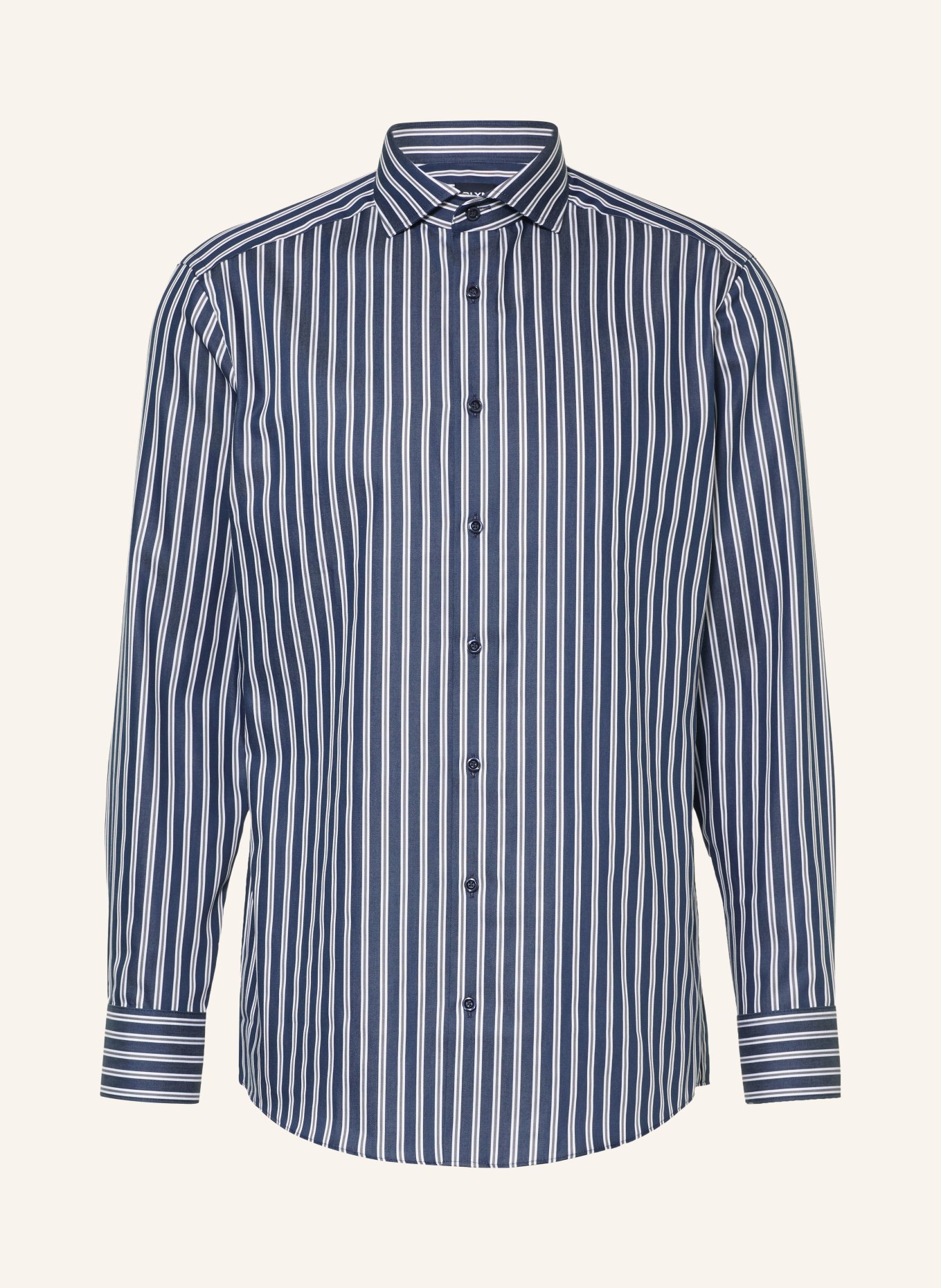 OLYMP Hemd Luxor modern fit: DUNKELBLAU / KHAKI / WEISS