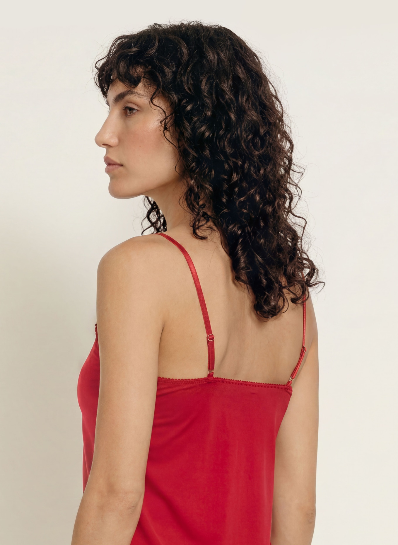 rosemunde Top BILLIE mit Spitze: ROT