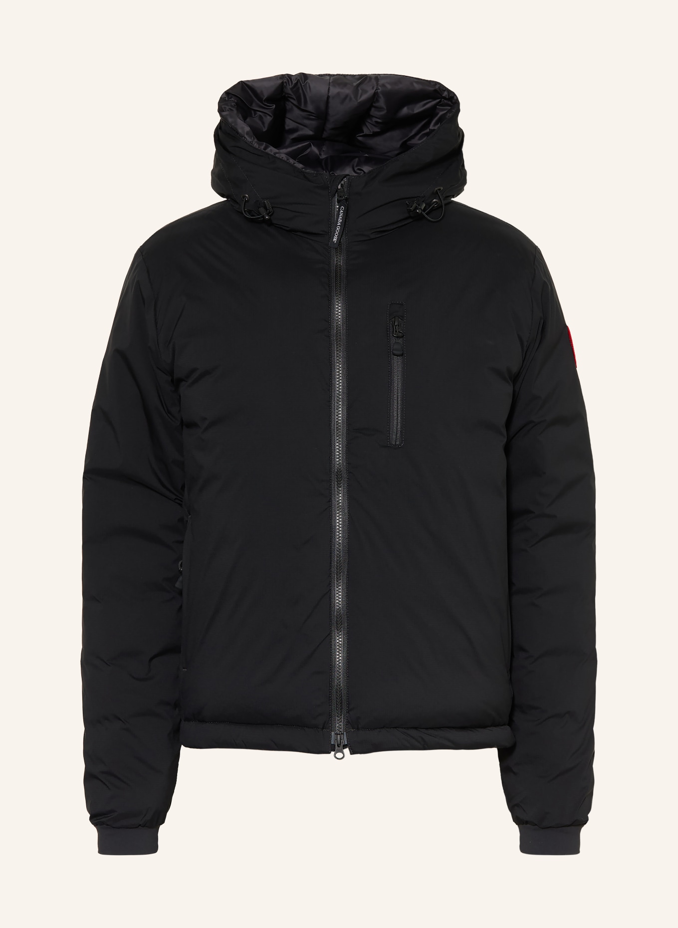 CANADA GOOSE Daunenjacke LODGE: SCHWARZ