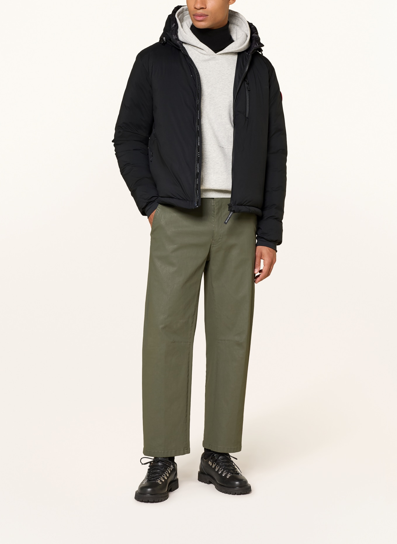 CANADA GOOSE Daunenjacke LODGE: SCHWARZ