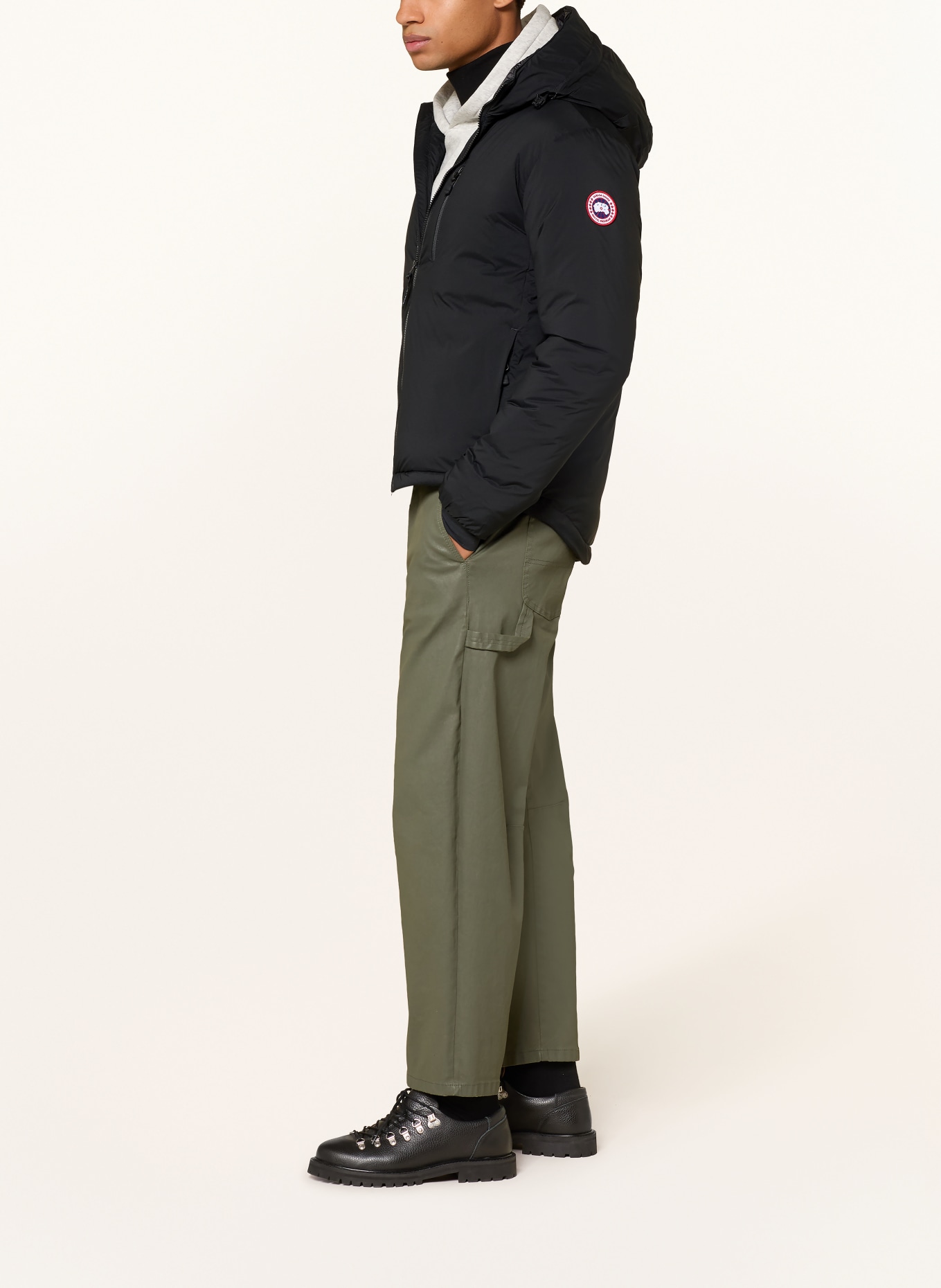 CANADA GOOSE Daunenjacke LODGE: SCHWARZ