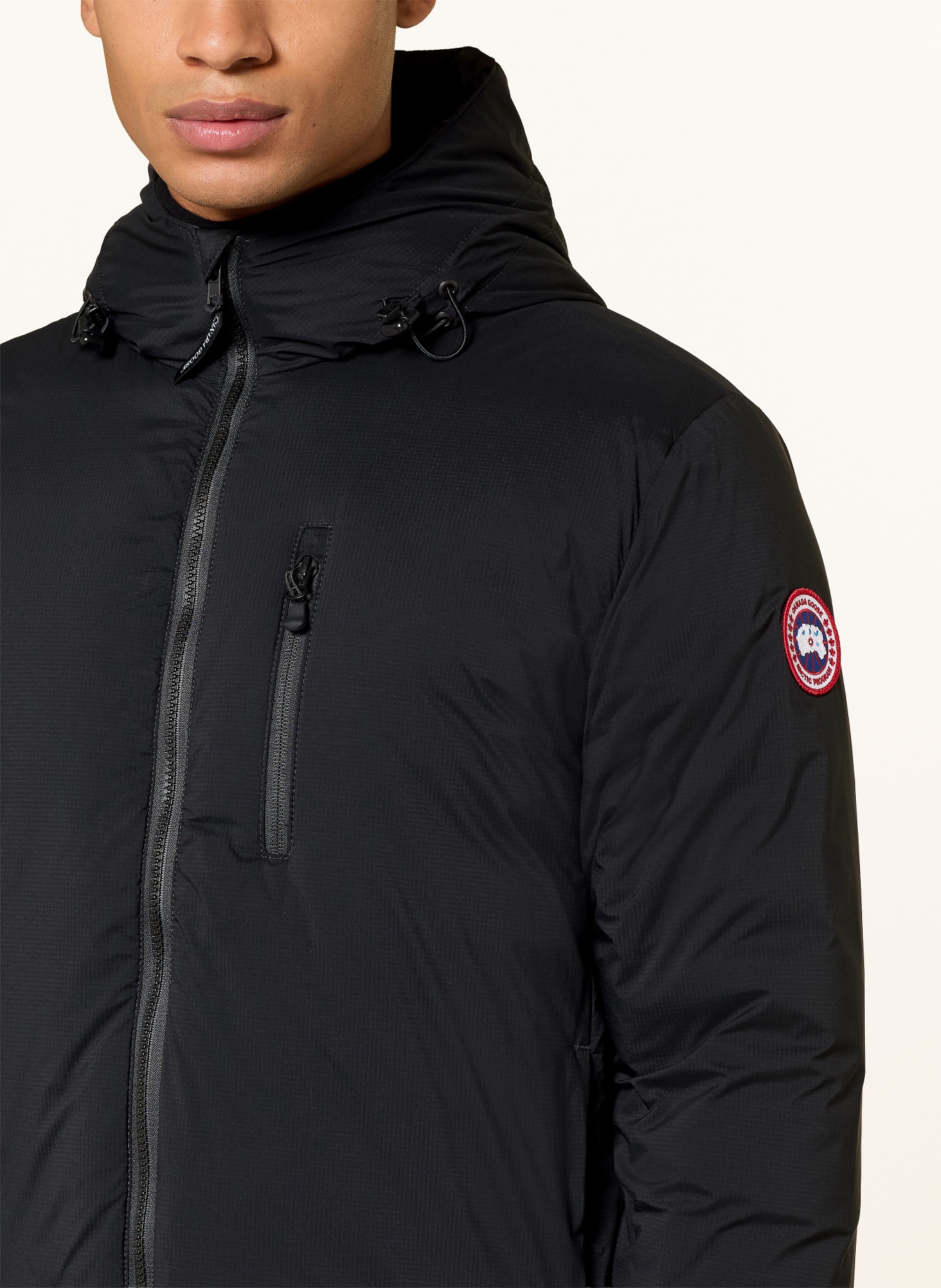 CANADA GOOSE Daunenjacke LODGE: SCHWARZ