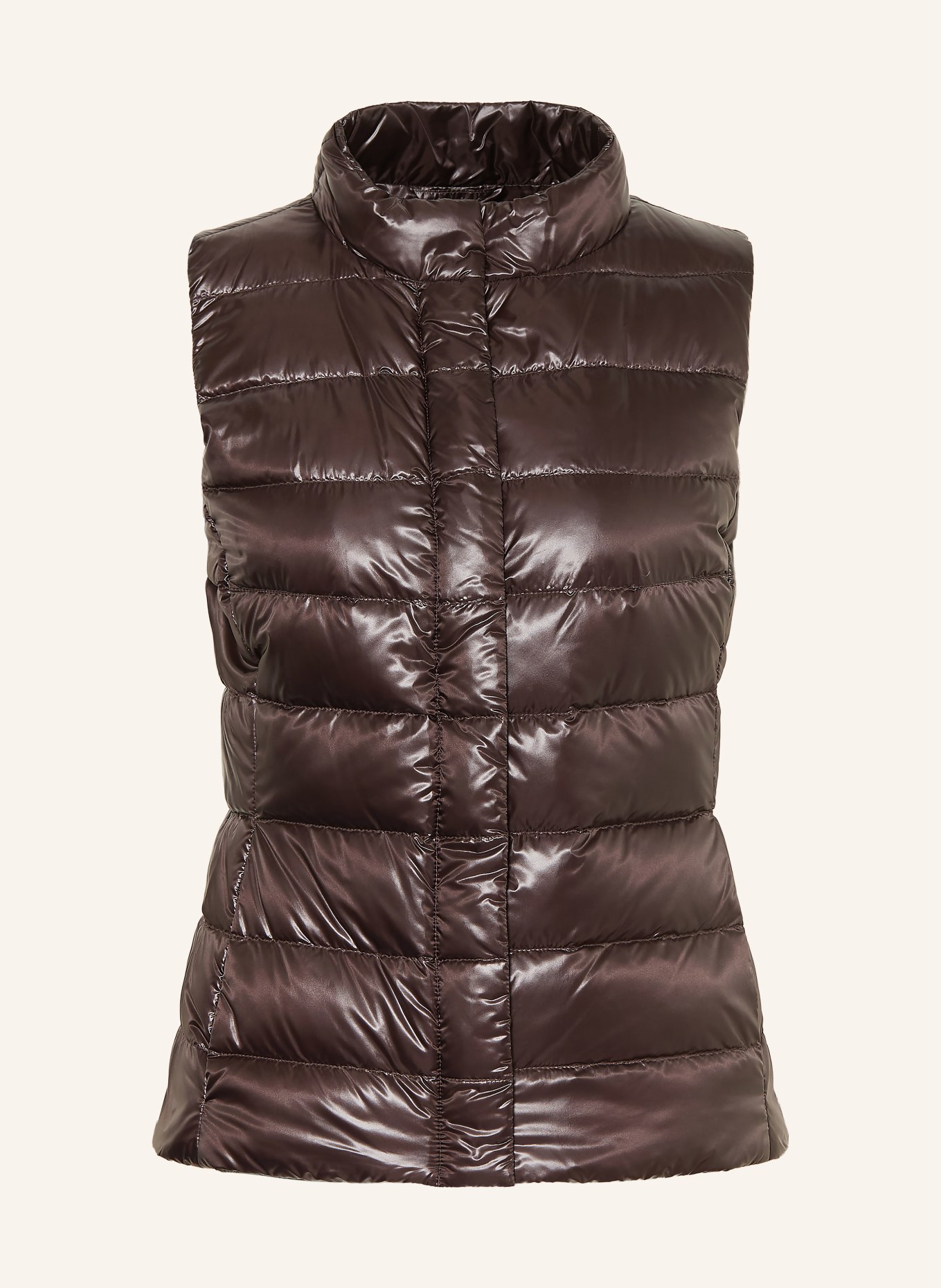 HERNO Doudoune sans rembourrage GIULIA: MARRON FONCÉ