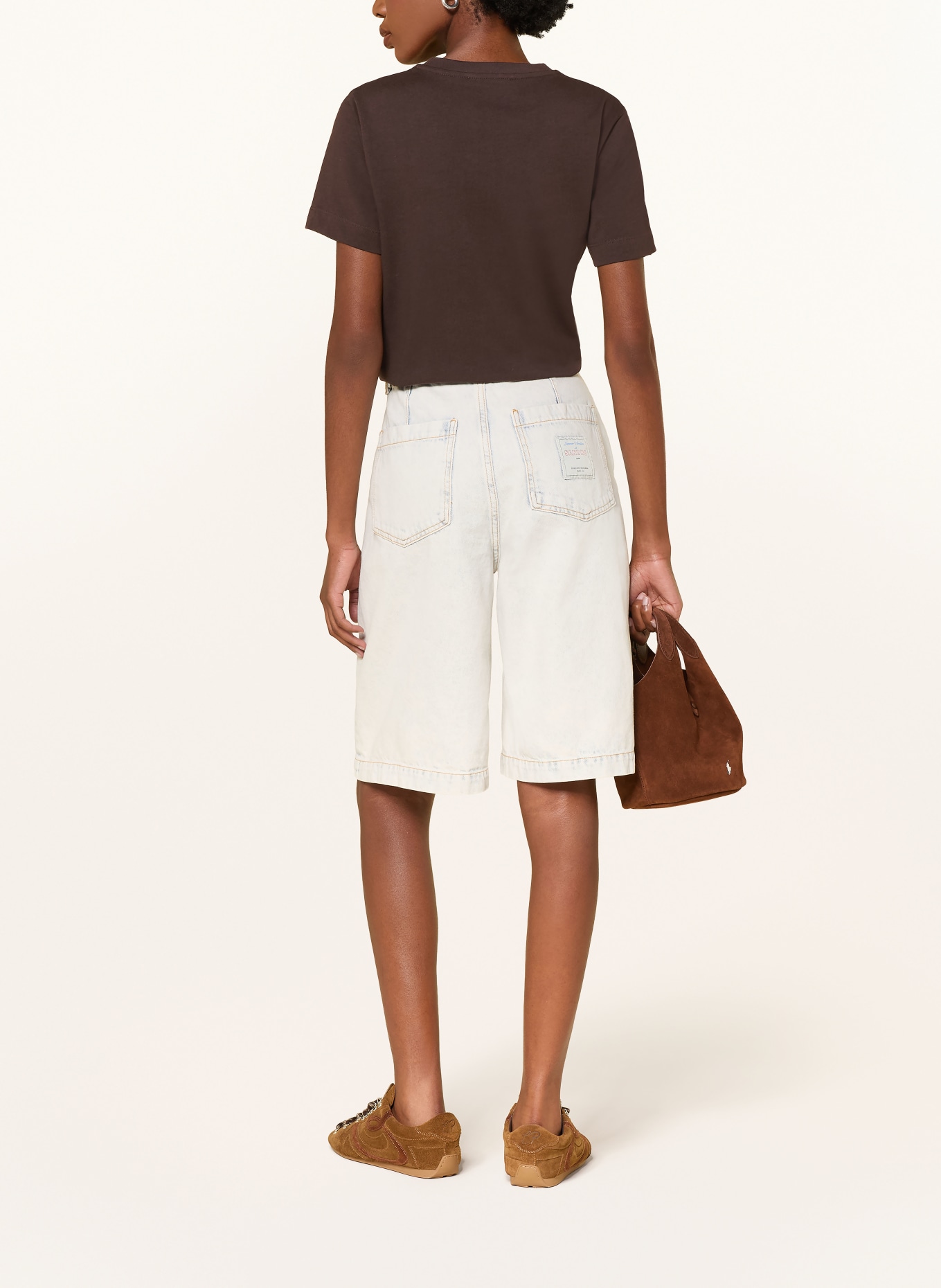 SAMSØE SAMSØE T-shirt CAMINA: DARK BROWN