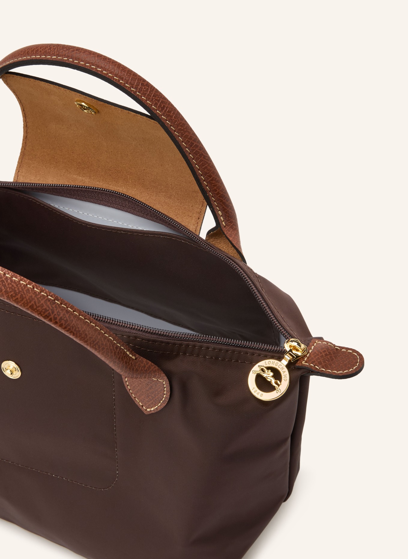 LONGCHAMP Handtasche LE PLIAGE S: DUNKELBRAUN / BRAUN