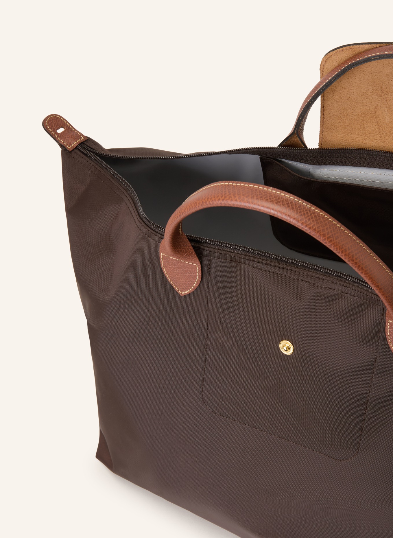 LONGCHAMP Shopper LE PLIAGE LARGE: DUNKELBRAUN / BRAUN