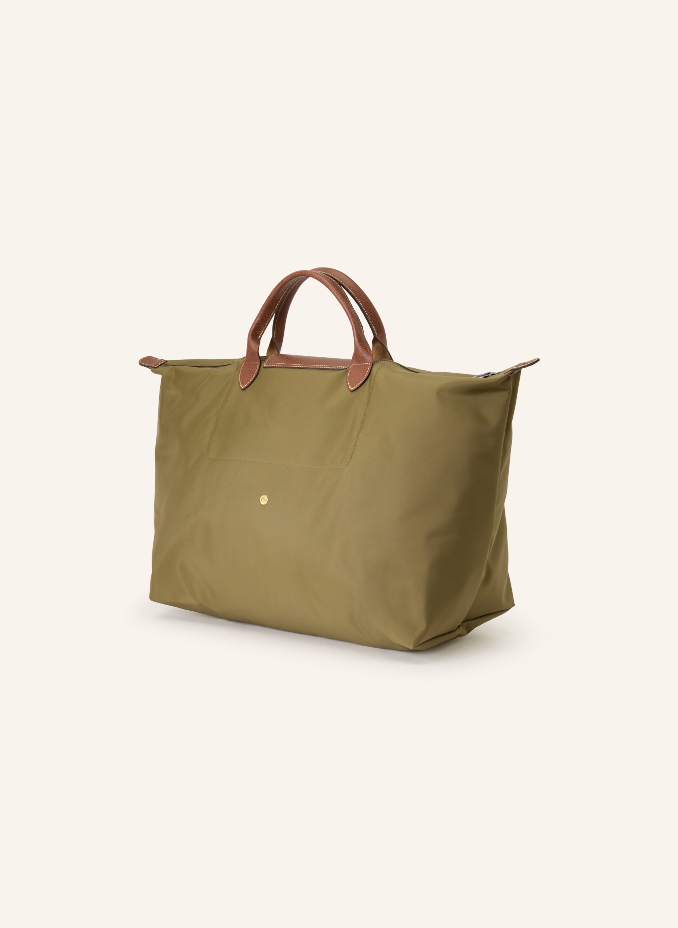 LONGCHAMP Shopper LE PLIAGE LARGE: OLIV / BRAUN