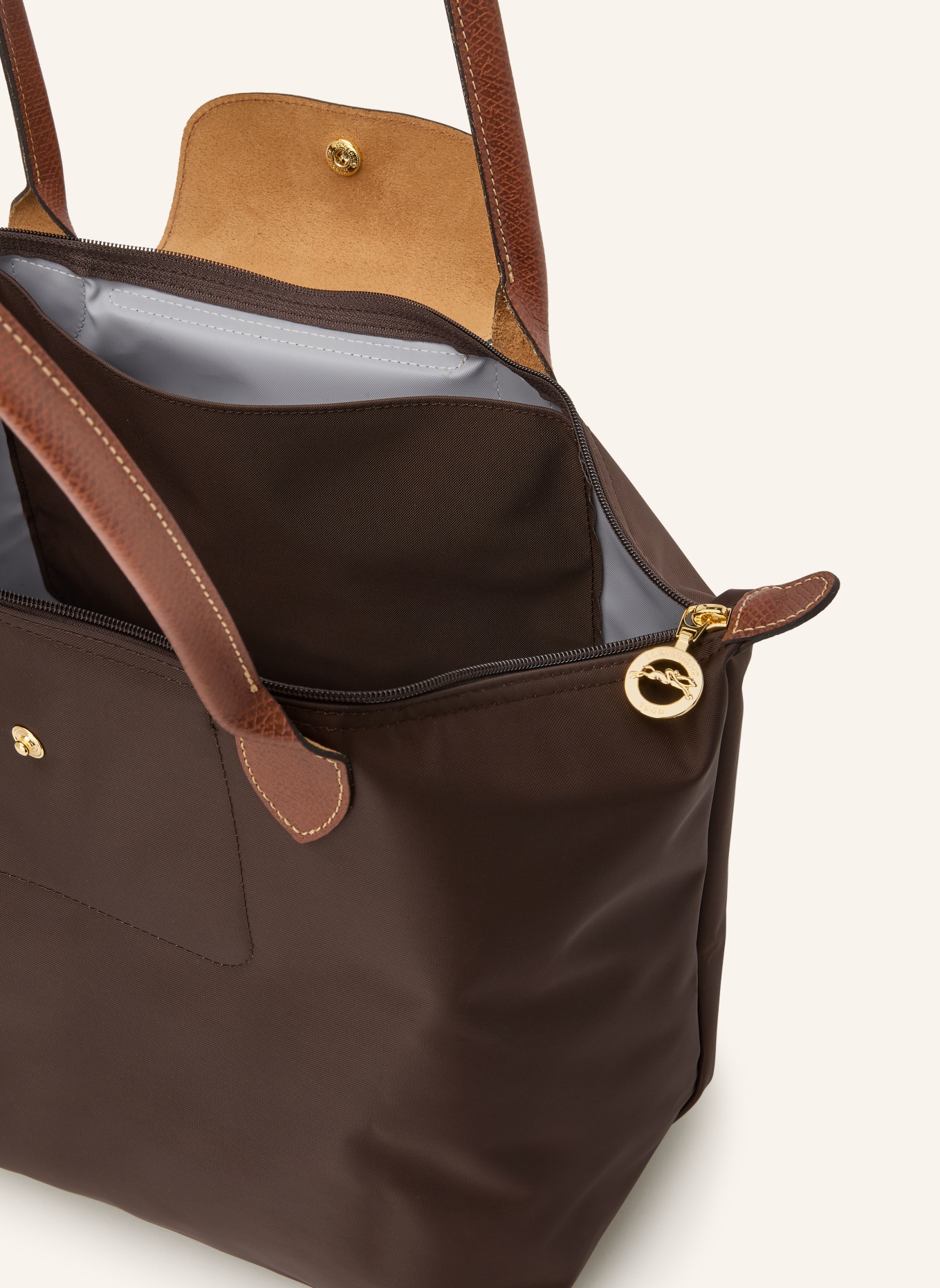 LONGCHAMP Shopper LE PLIAGE L: DUNKELBRAUN / BRAUN