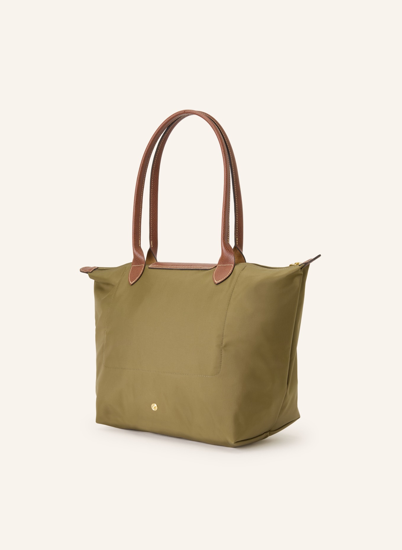 LONGCHAMP Shopper LE PLIAGE L: OLIV / BRAUN