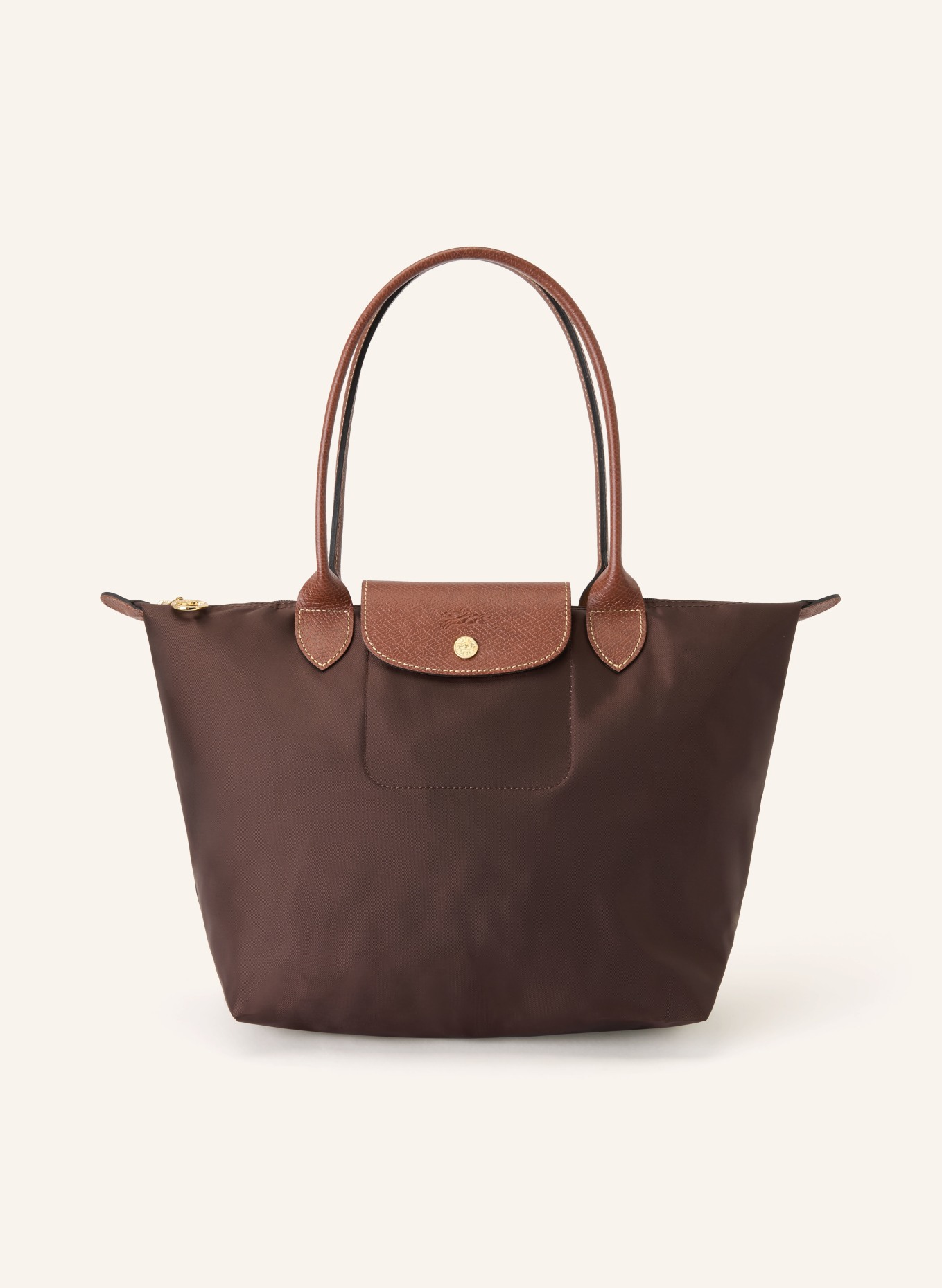 LONGCHAMP Shopper LE PLIAGE M: DUNKELBRAUN / BRAUN