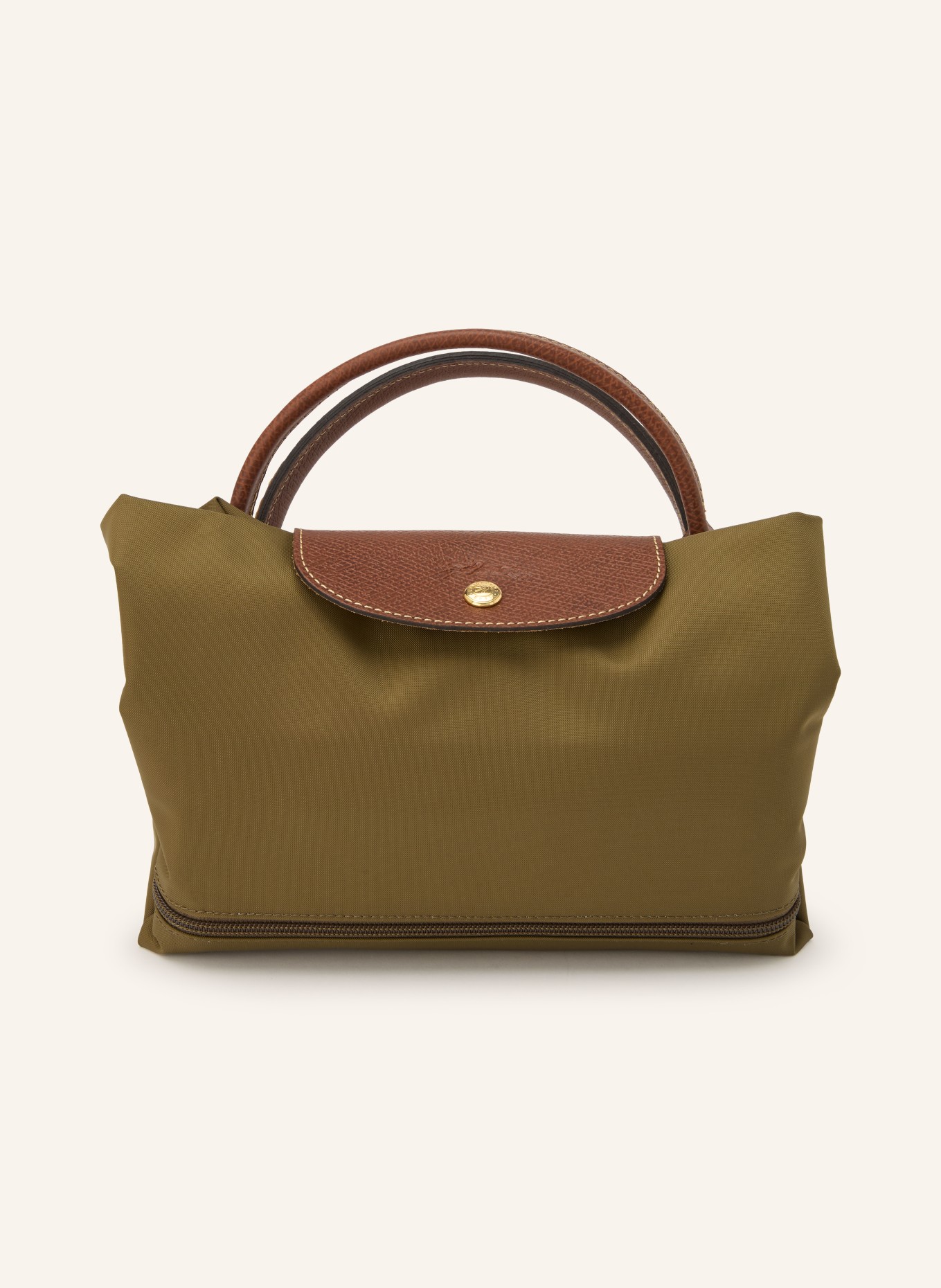 LONGCHAMP Weekender LE PLIAGE: OLIV / BRAUN