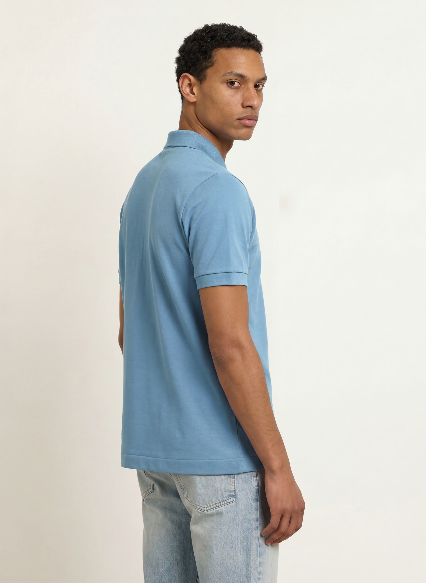 LACOSTE Pikétröja Classic Fit: LJUSBLÅ