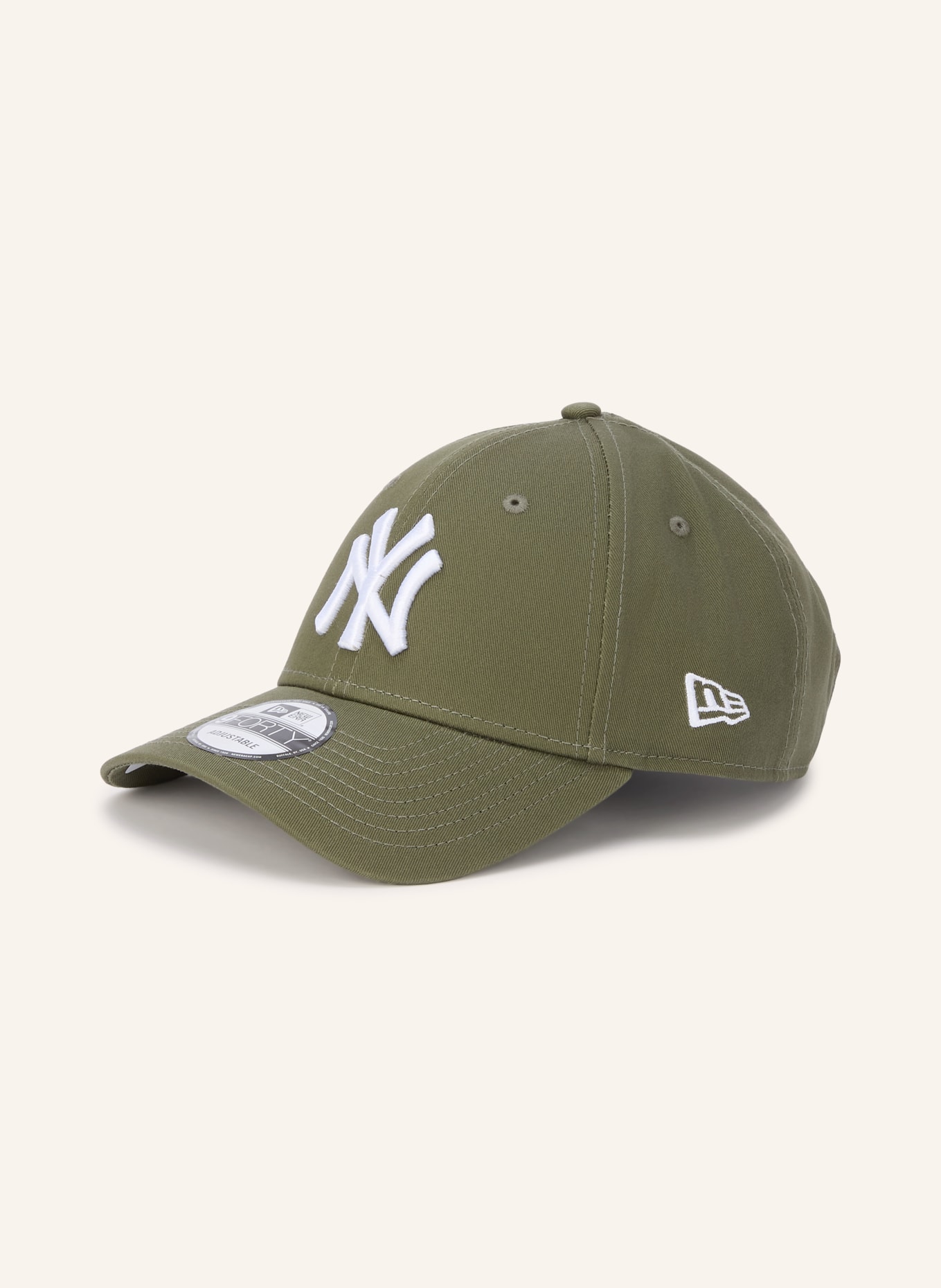 NEW ERA Cap 9FORTY: KHAKI / WHITE