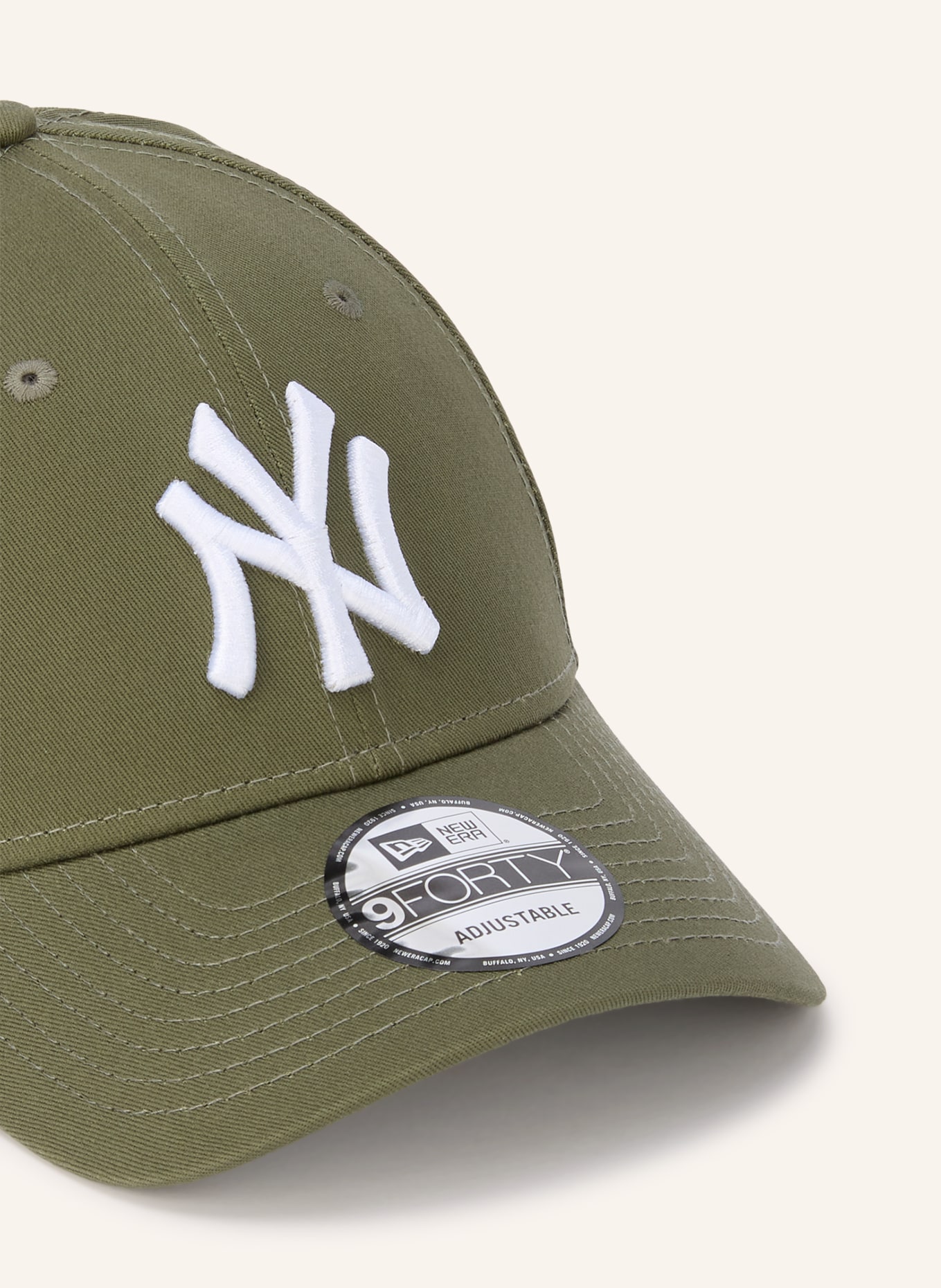 NEW ERA Cap 9FORTY: KHAKI / WHITE