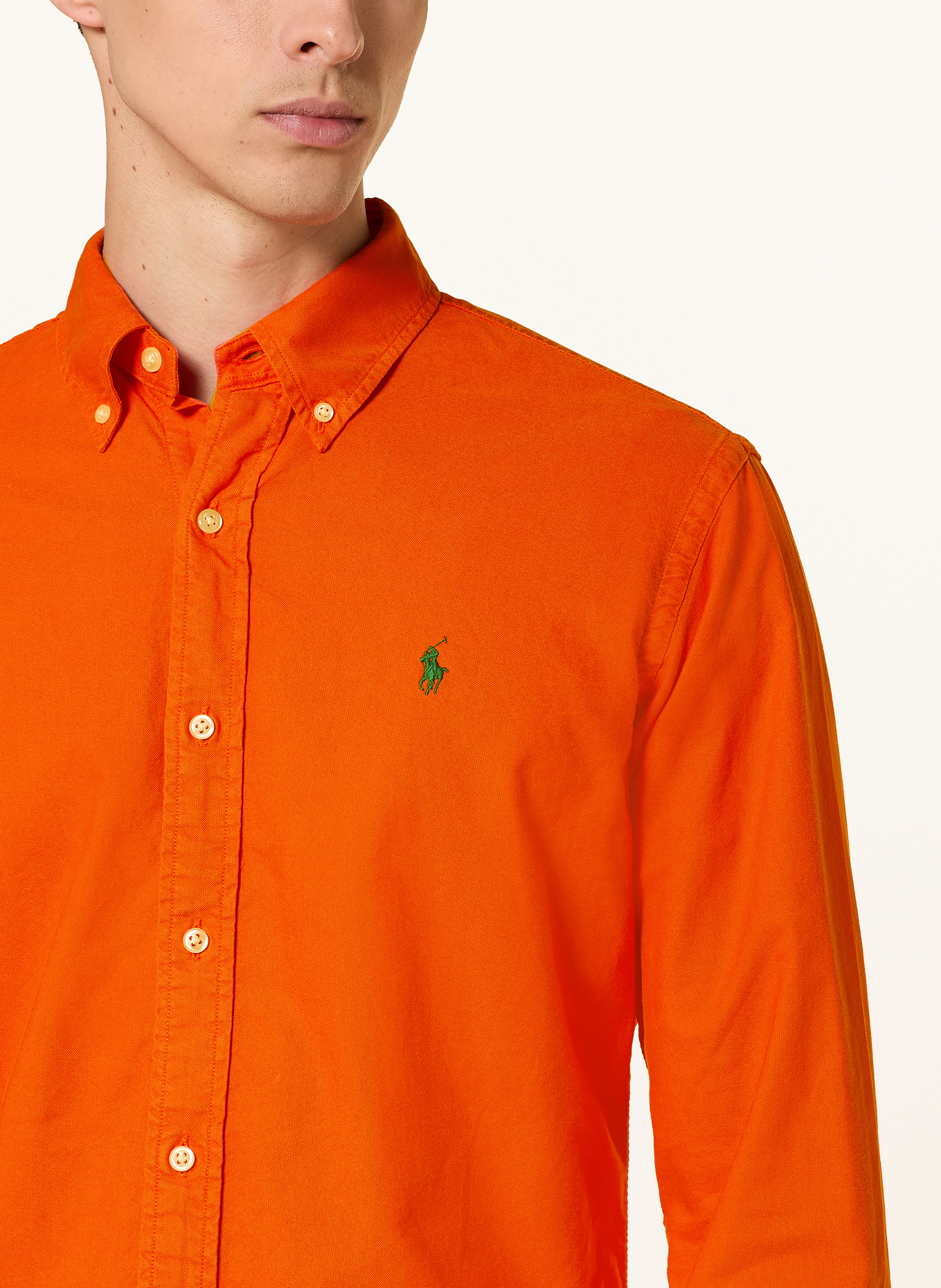 POLO RALPH LAUREN Oxfordhemd Custom Fit: ORANGE