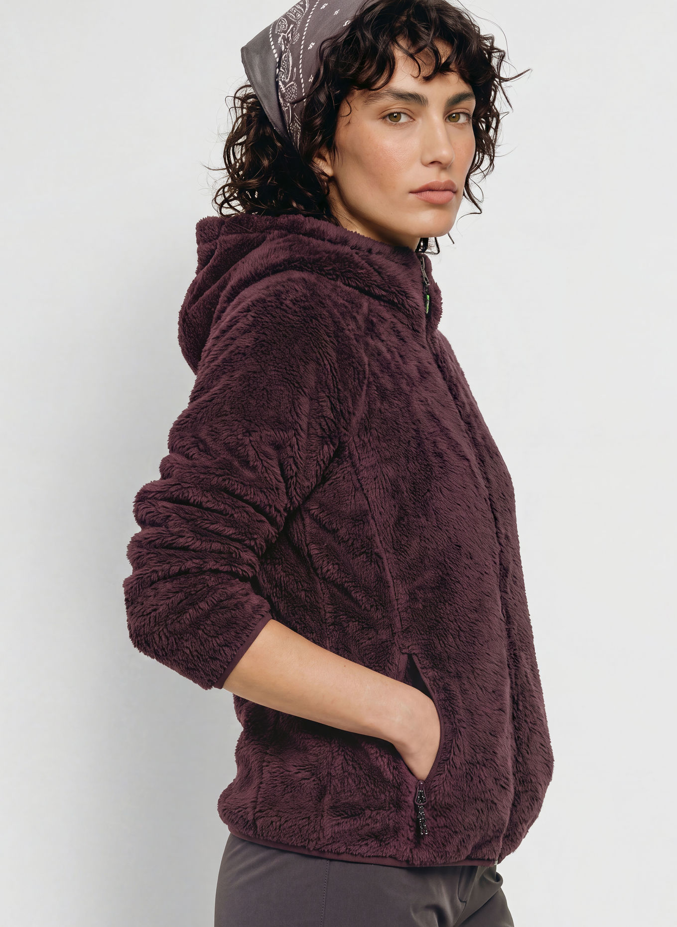 me°ru' Veste polaire ROXBURGH: LILAS FONCÉ