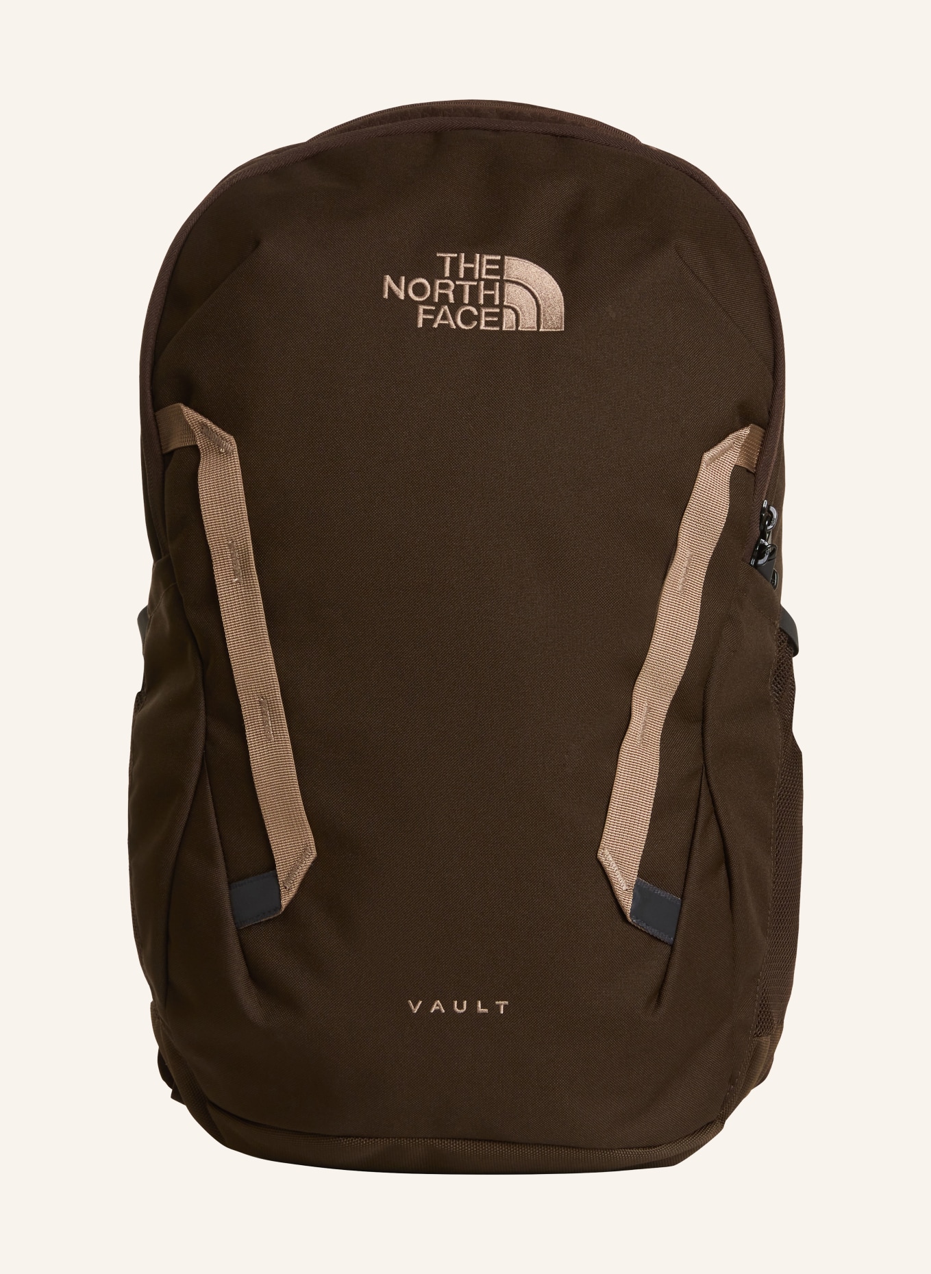 THE NORTH FACE VAULT 26 l backpack with laptop compartment: DARK BROWN / TAUPE