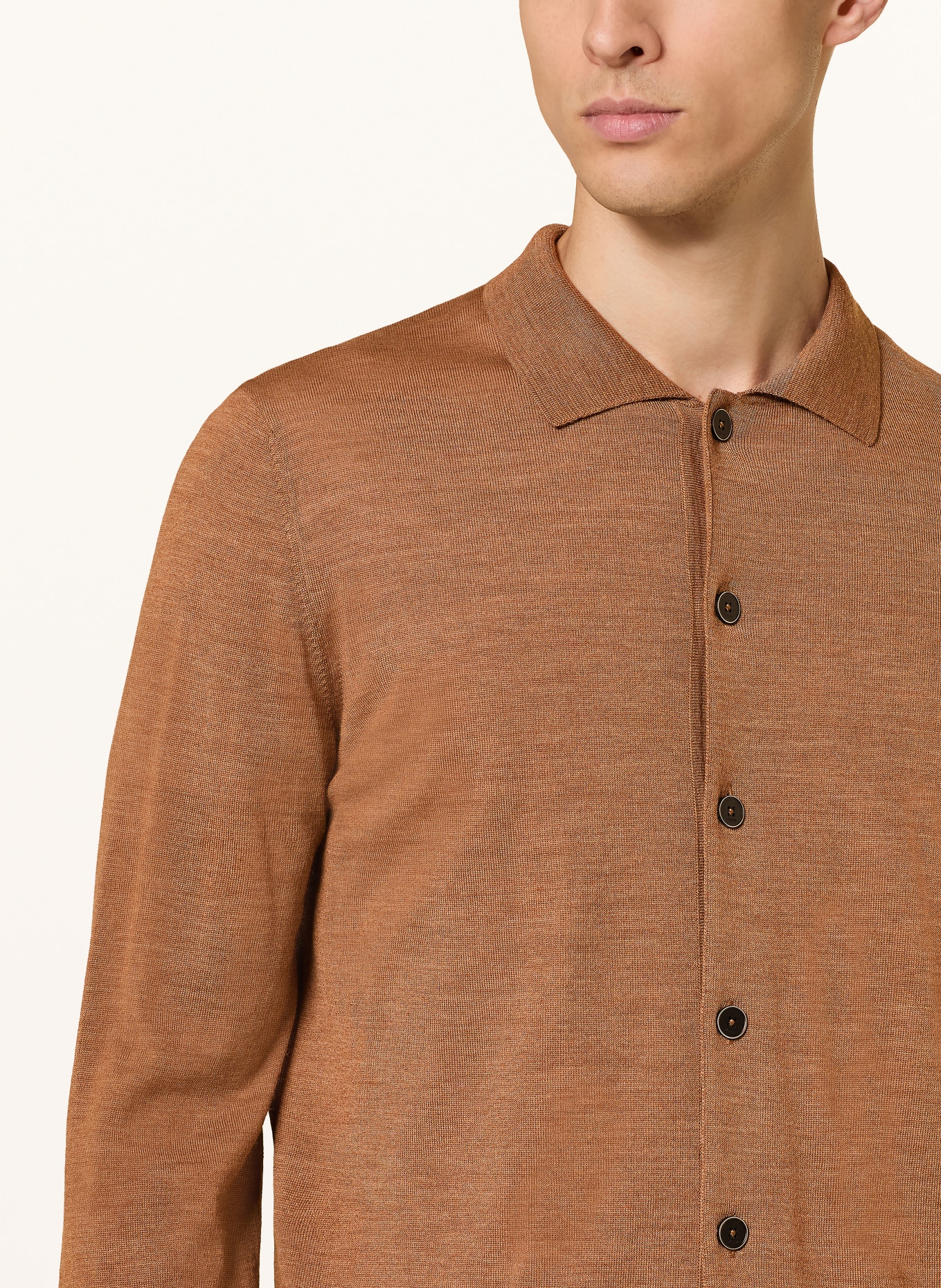 MAERZ MUENCHEN Cardigan: MARRON