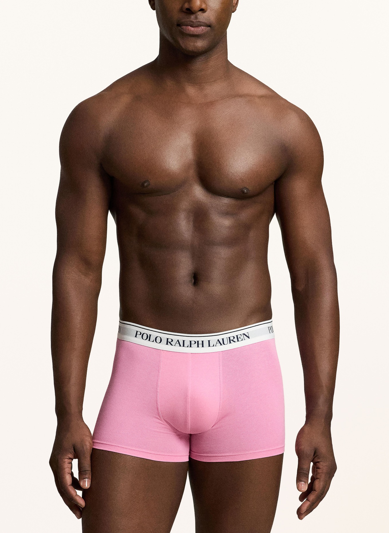 POLO RALPH LAUREN 3-pak boxershorts: MØRKEBLÅ / ROSA / GRØN