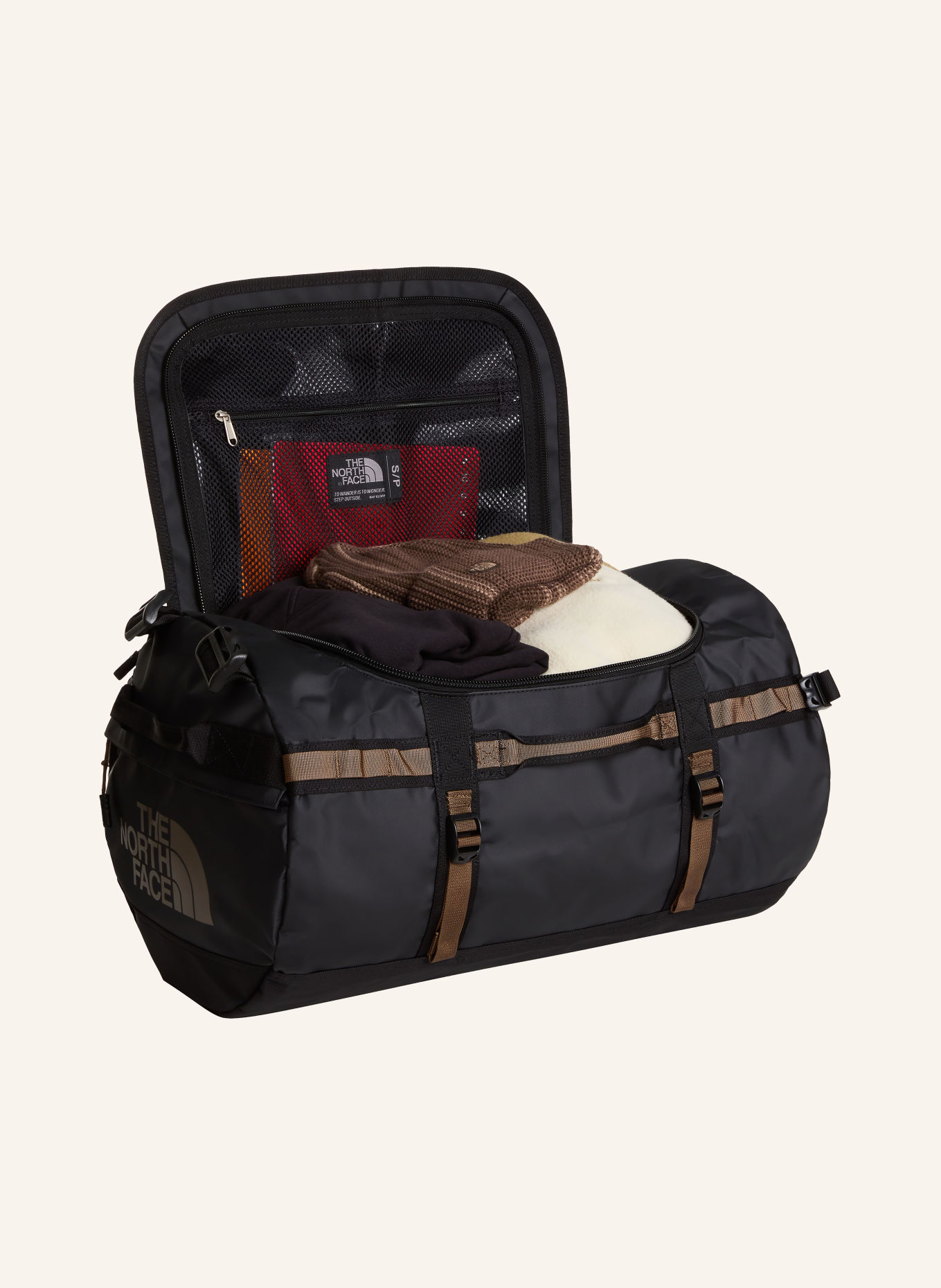 THE NORTH FACE Reisetasche BASE CAMP SMALL 50 l: SCHWARZ