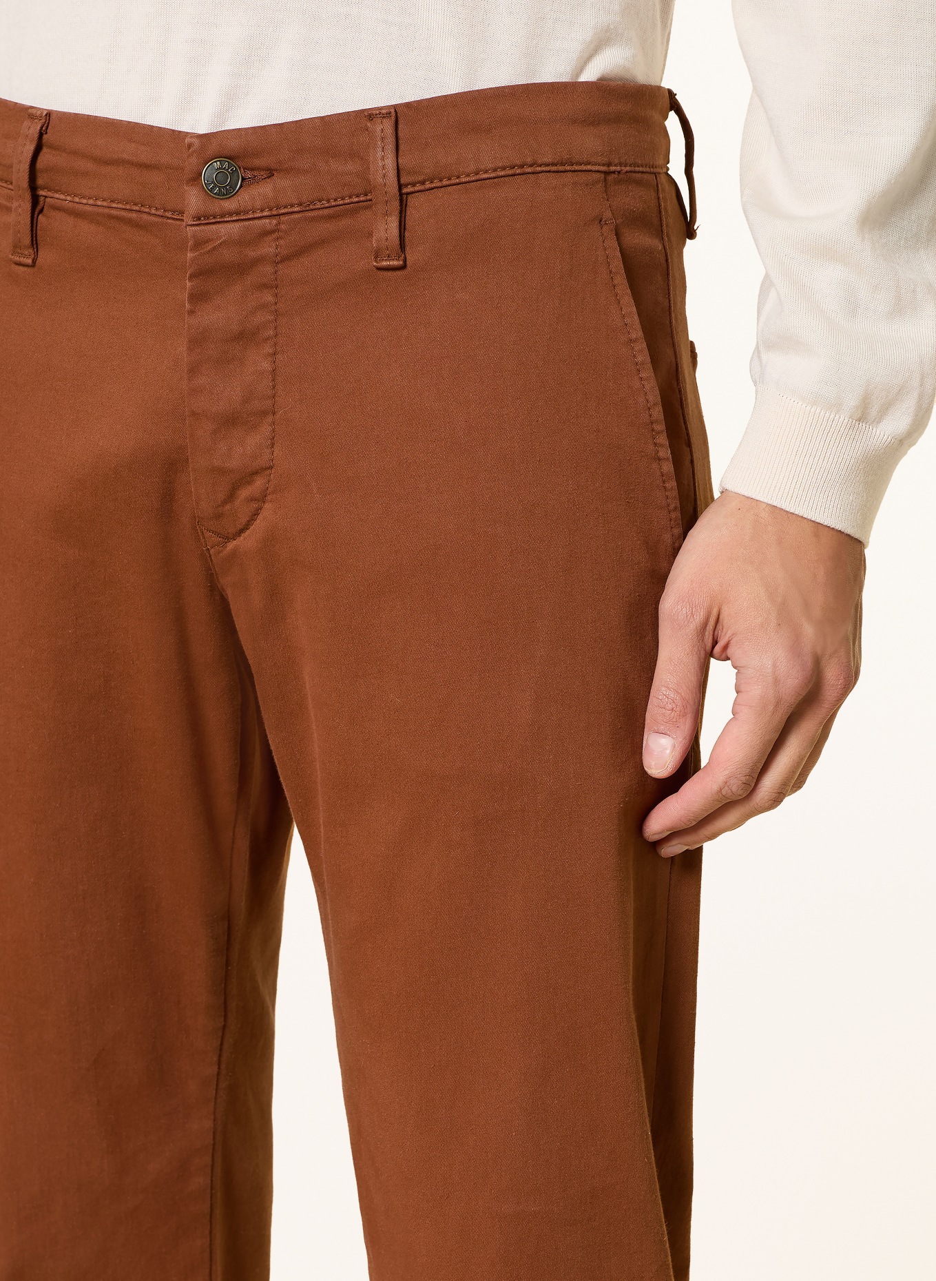 MAC Chino DRIVER Modern Fit: BRAUN