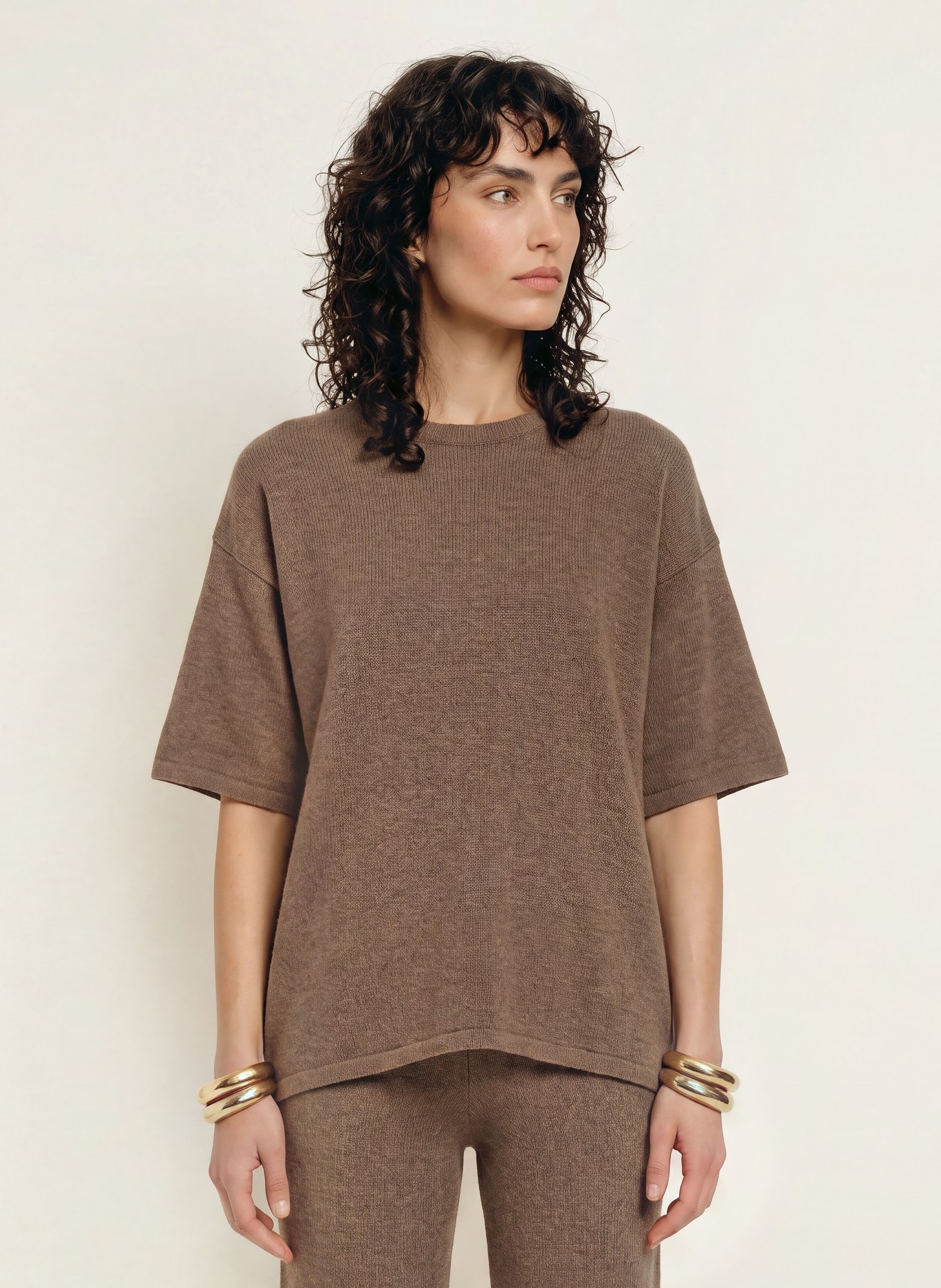 by Aylin Koenig Oversized trui LUCA: BRUIN