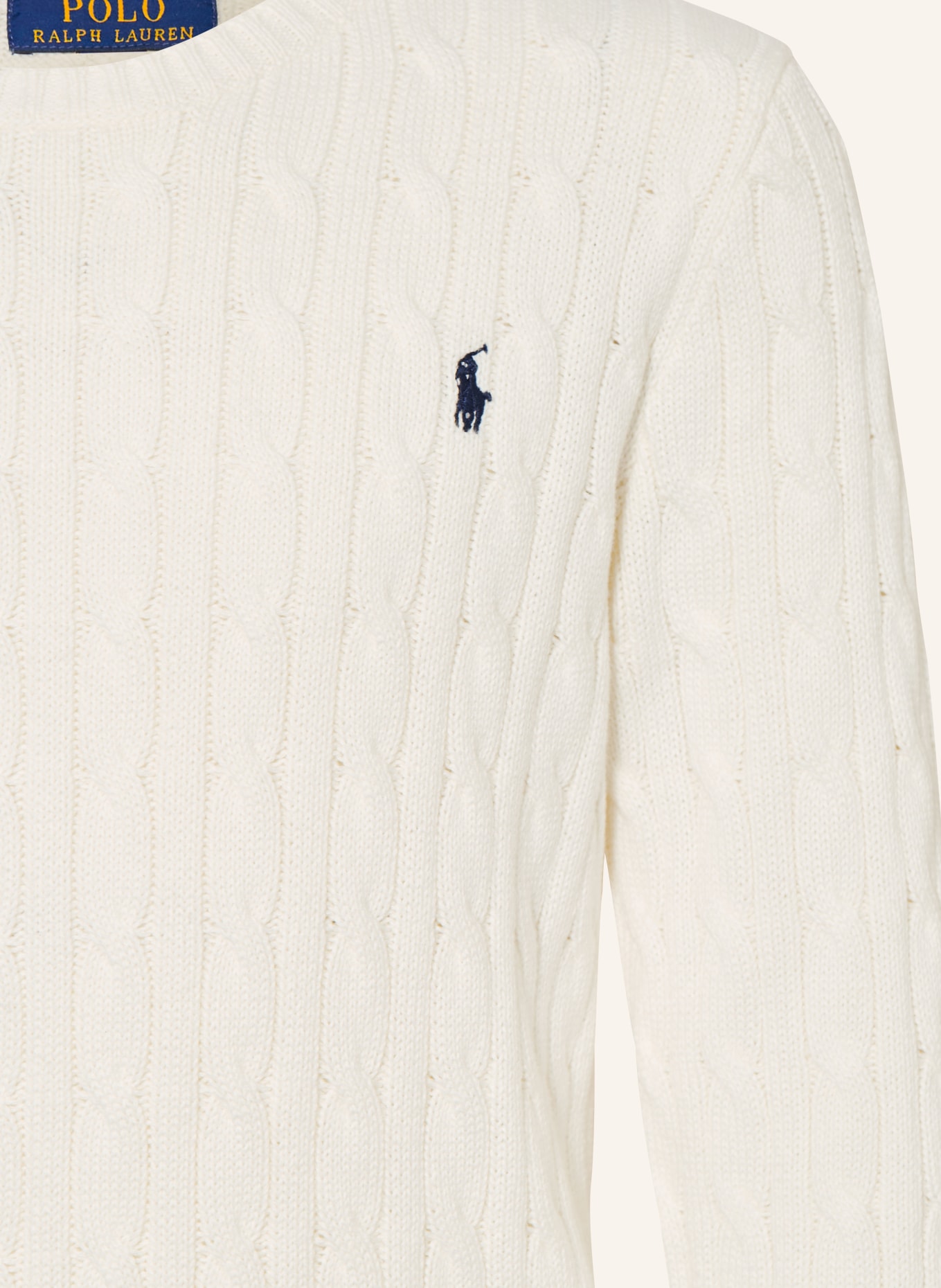 POLO RALPH LAUREN Pullover: WEISS