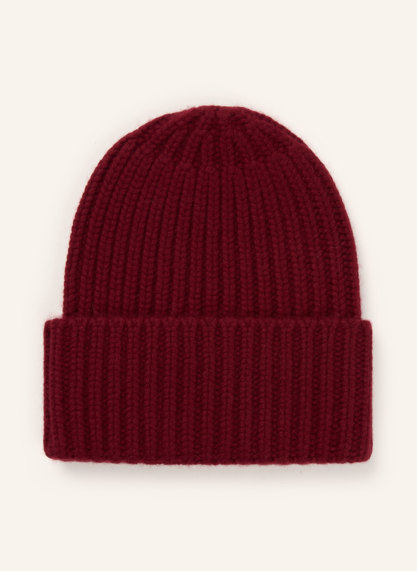HURRAY Cashmere hat: DARK RED