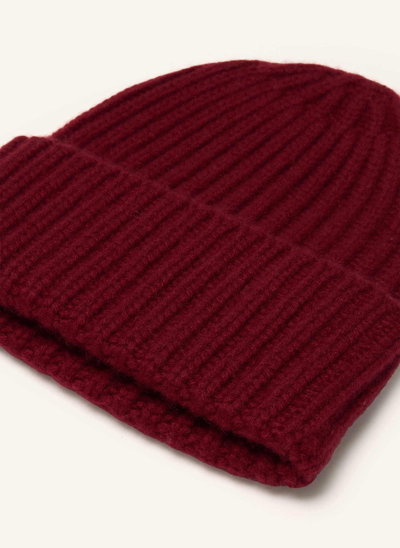 HURRAY Cashmere hat: DARK RED