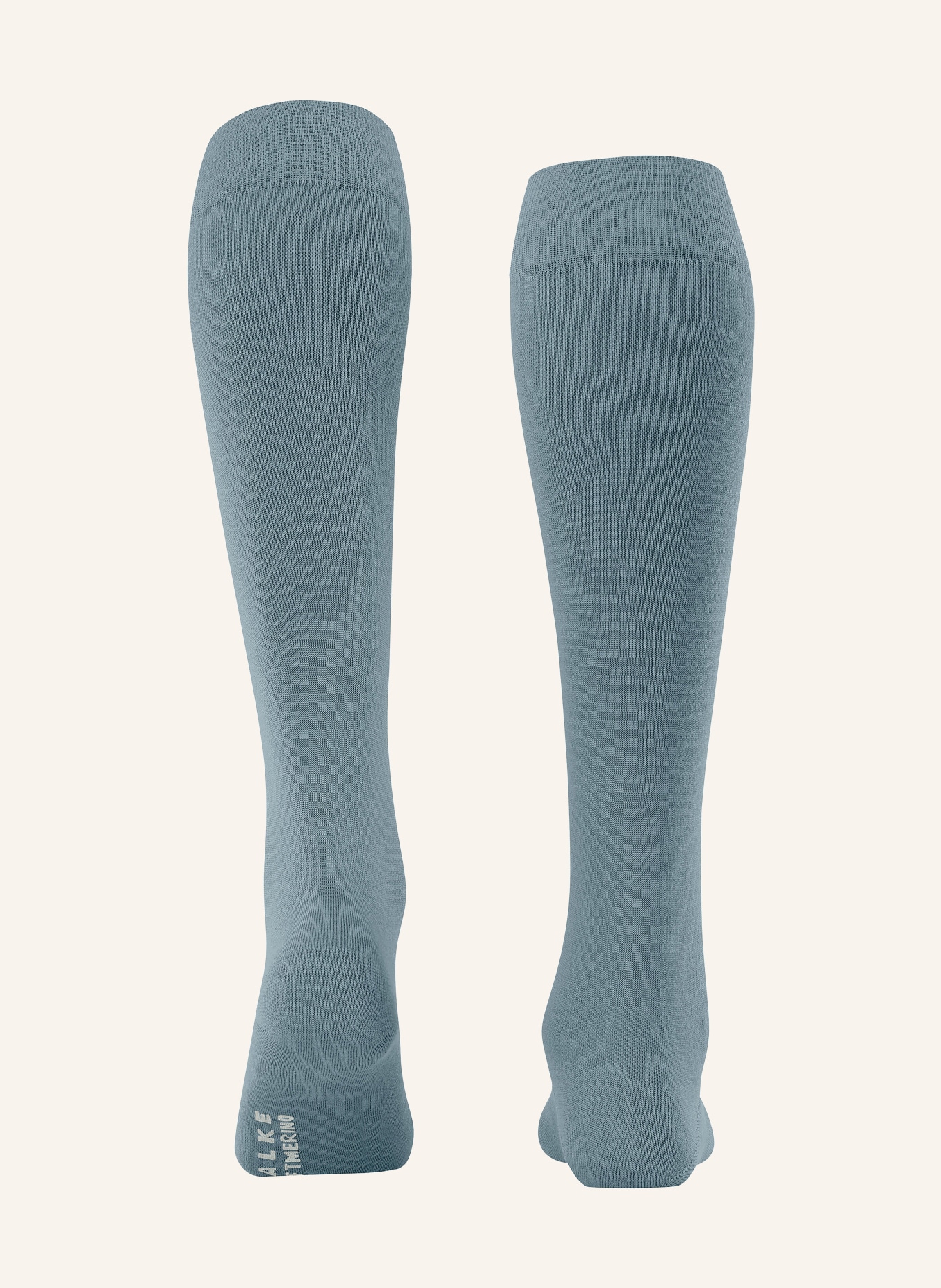 FALKE Kniekousen SOFTMERINO met merinowol: 6592 MONUMENT