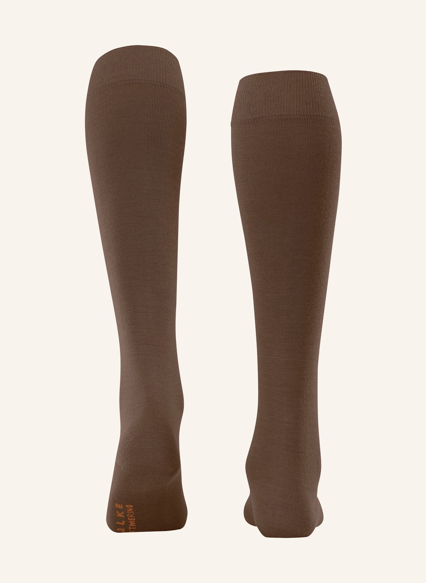 FALKE Knee high stockings SOFTMERINO with merino wool: 5520 CAPPUCINO