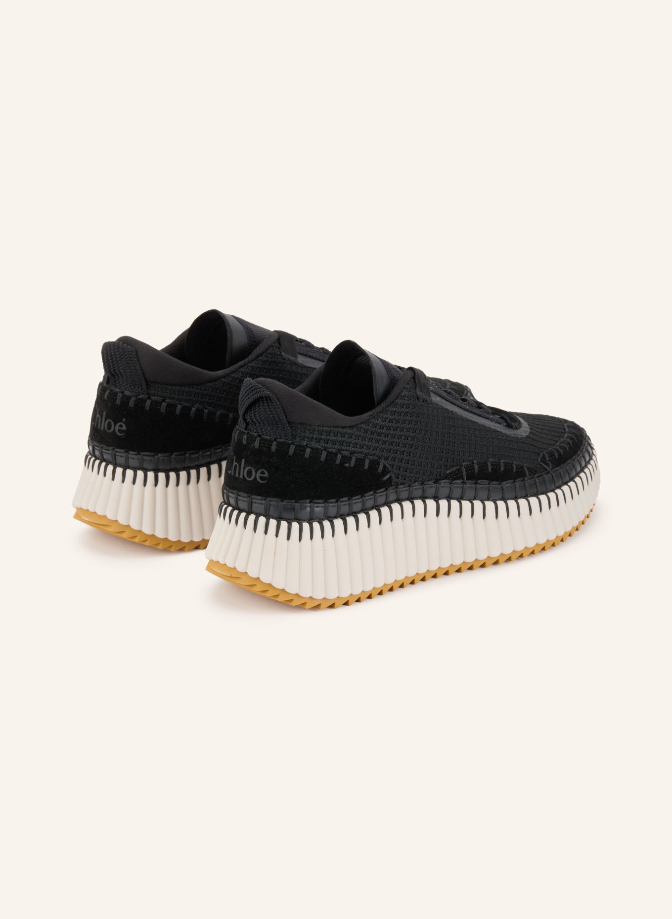 Chloé Sneakersy NAMA: 001 BLACK