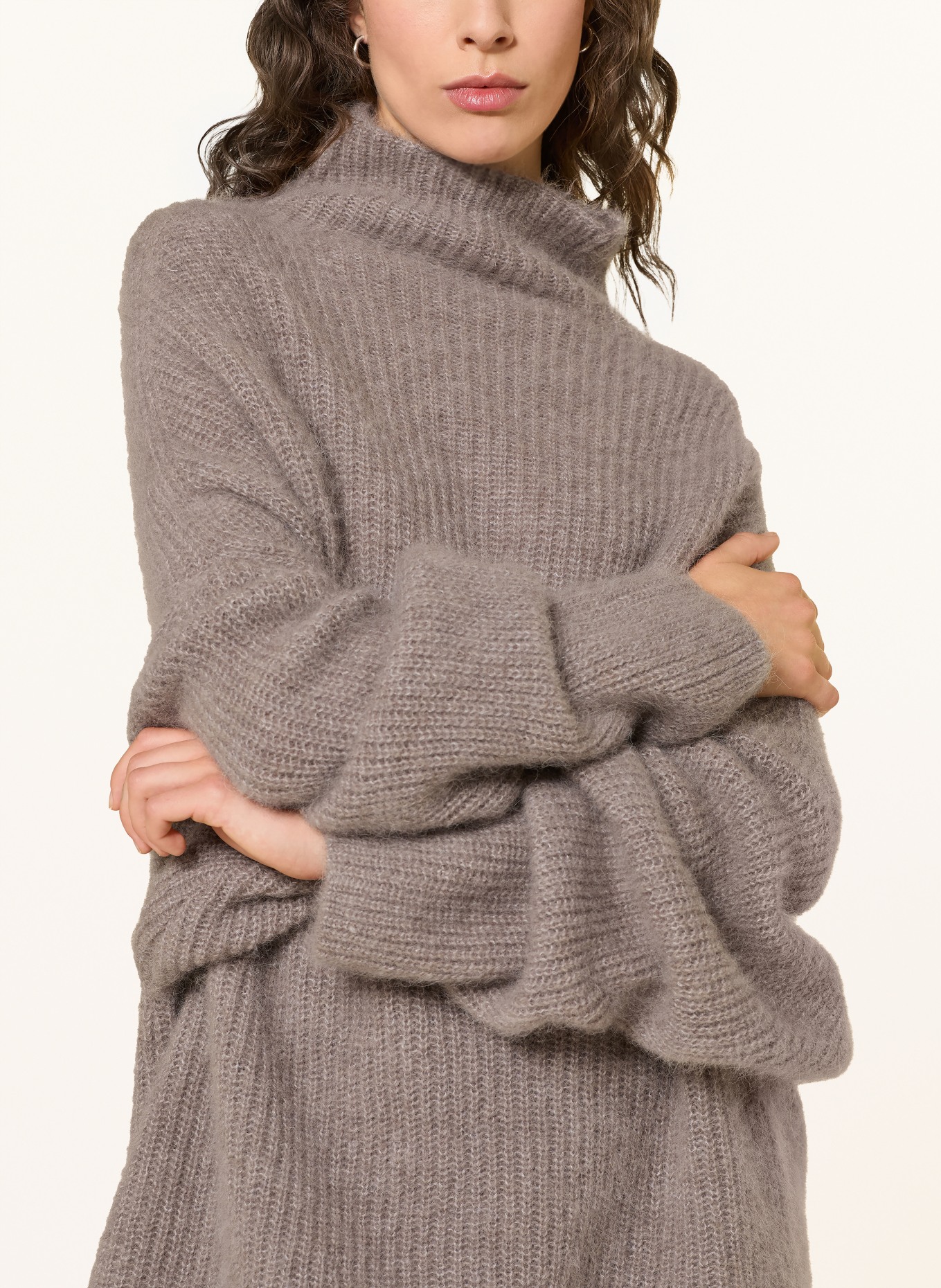 by Aylin Koenig Pullover MARA mit Alpaka: TAUPE