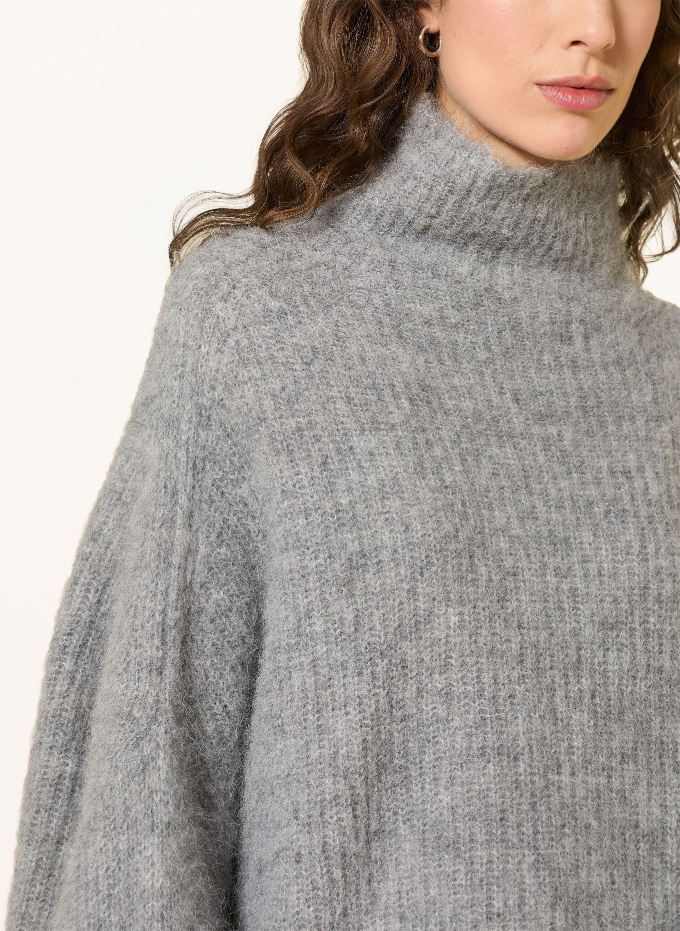 by Aylin Koenig Pullover MARA mit Alpaka: GRAU