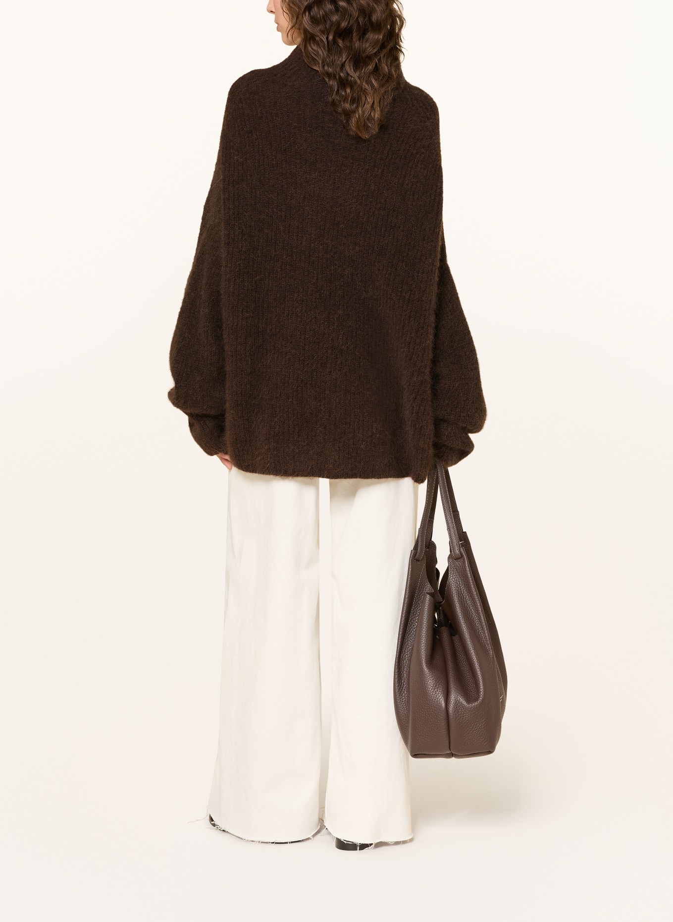 by Aylin Koenig Pullover MARA mit Alpaka: DUNKELBRAUN
