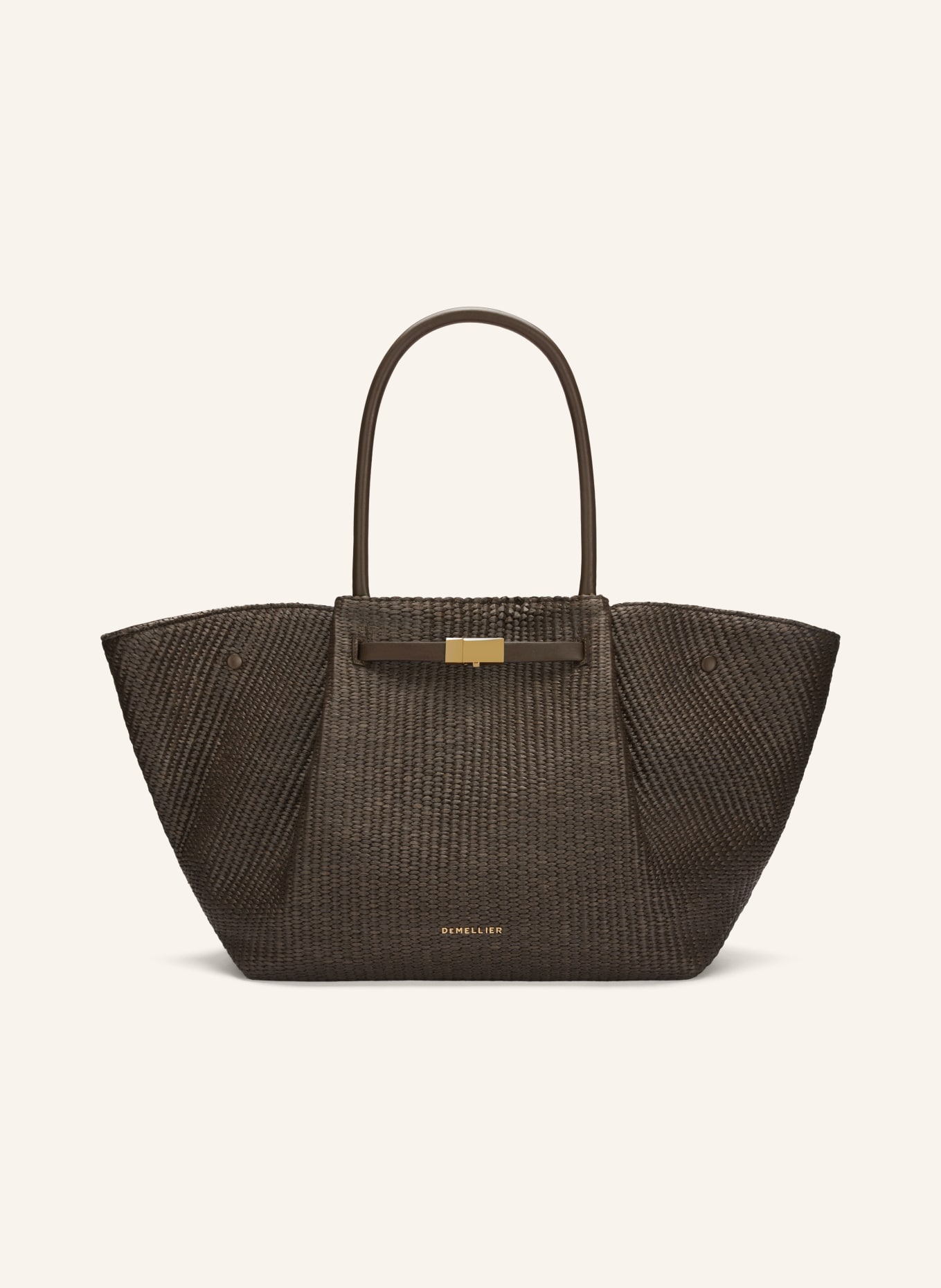 DEMELLIER Shopper THE NEW YORK LARGE: MØRKEBRUN