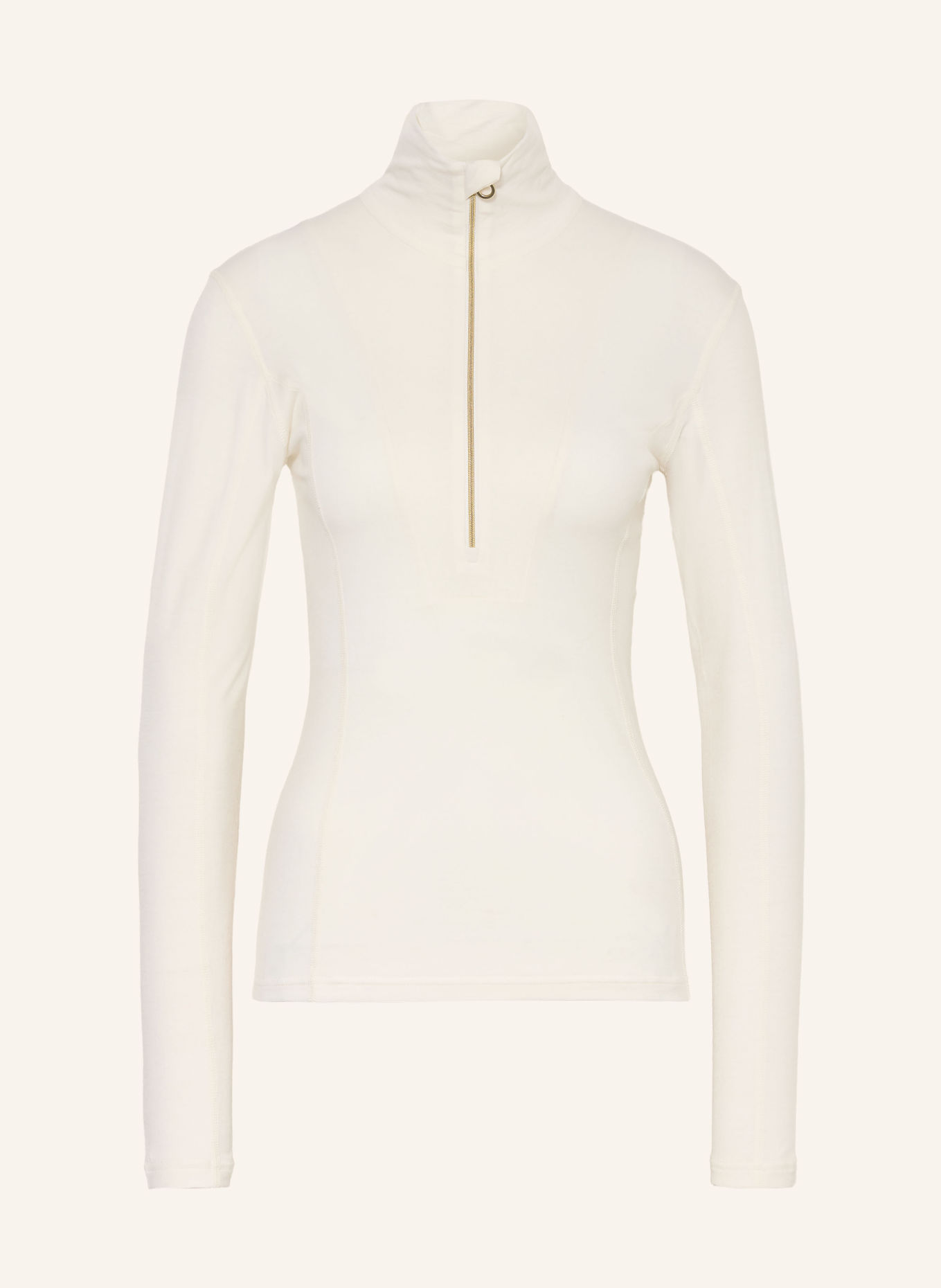 WE NORWEGIANS Functioneel shirt SNO van merinowol: ECRU