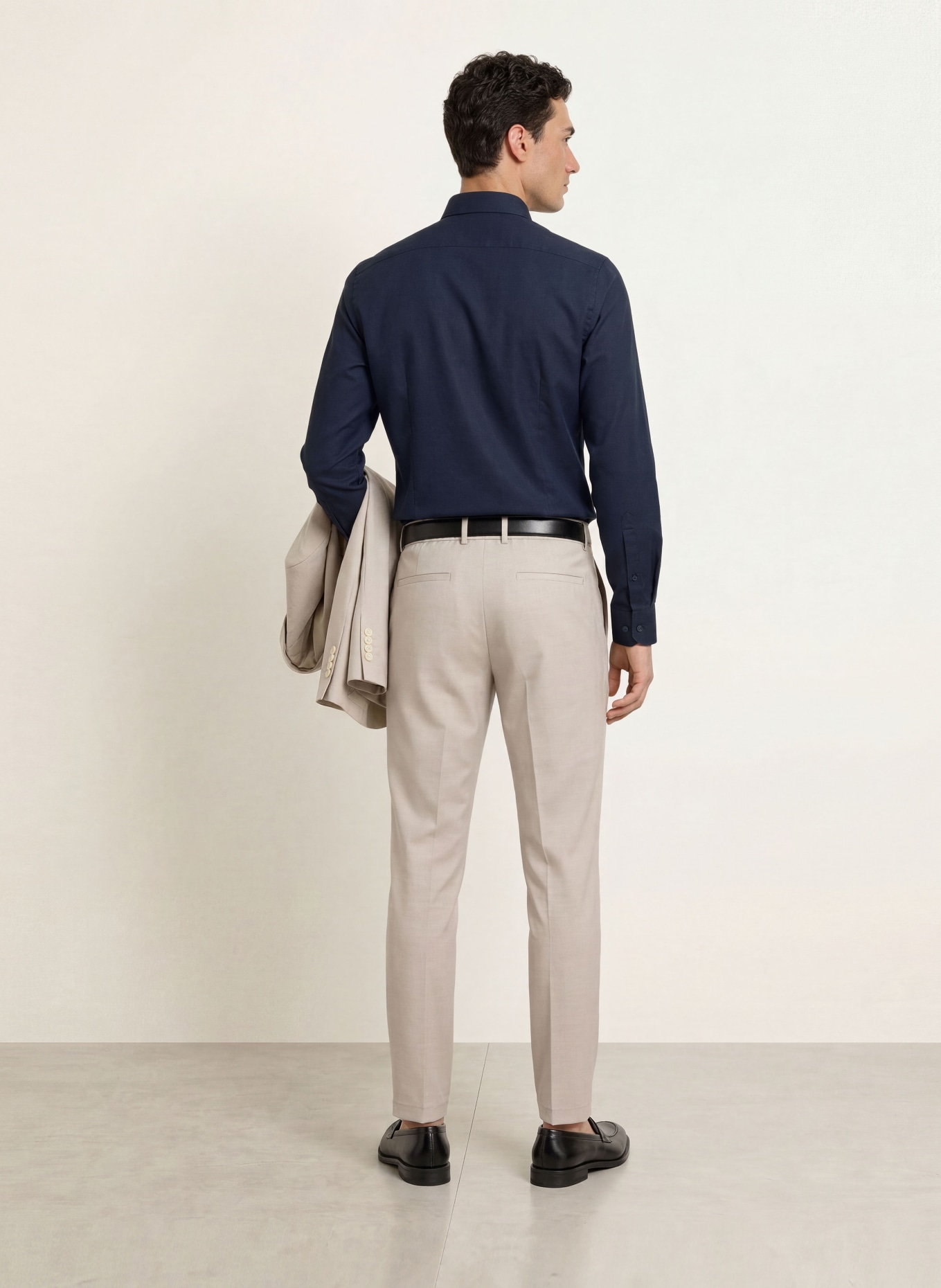OLYMP Jersey shirt Level Five 24/Seven body fit: DARK BLUE